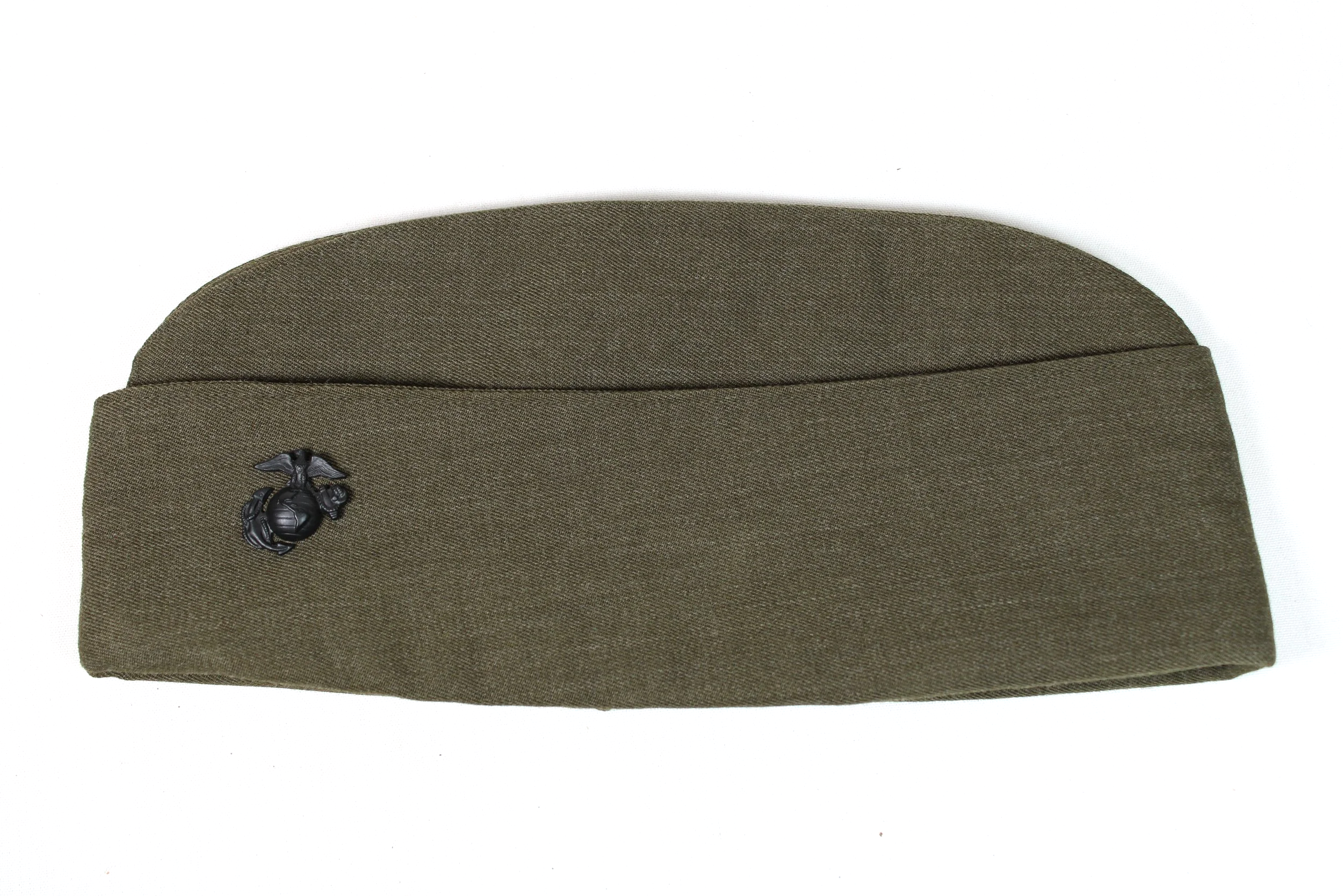 USMC Garrison Cap With Metal USMC Cypher