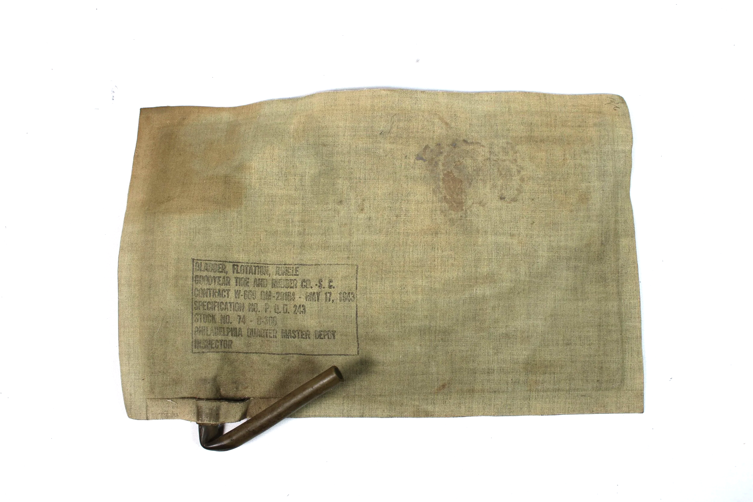 WW2 1943 Jungle Flotation Bladder