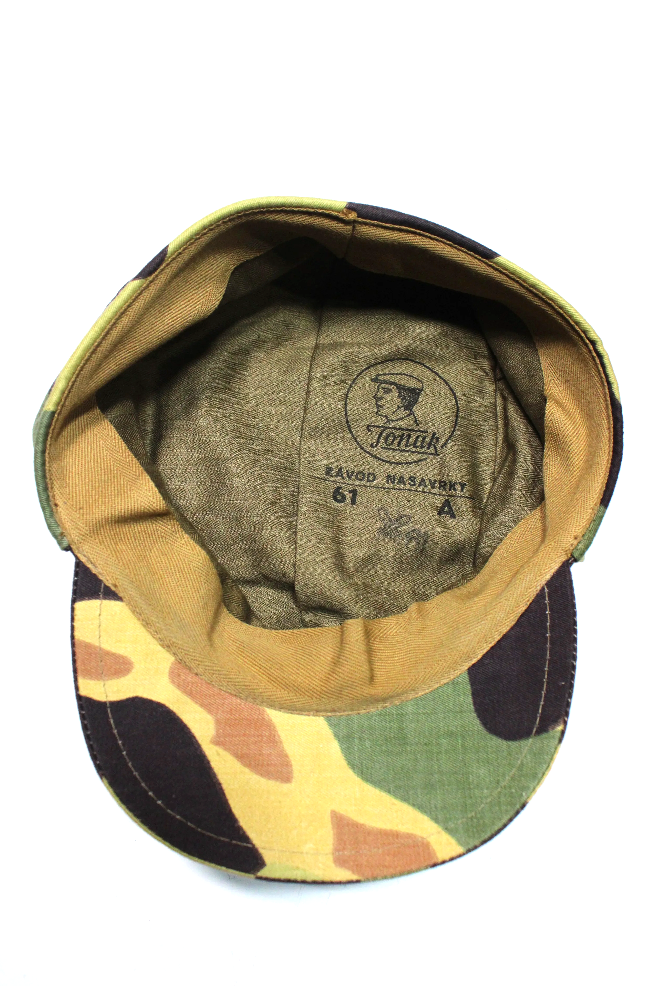 (RARE) Czech MLOK Salamander Camo Cap Hat 1960's Deadstock