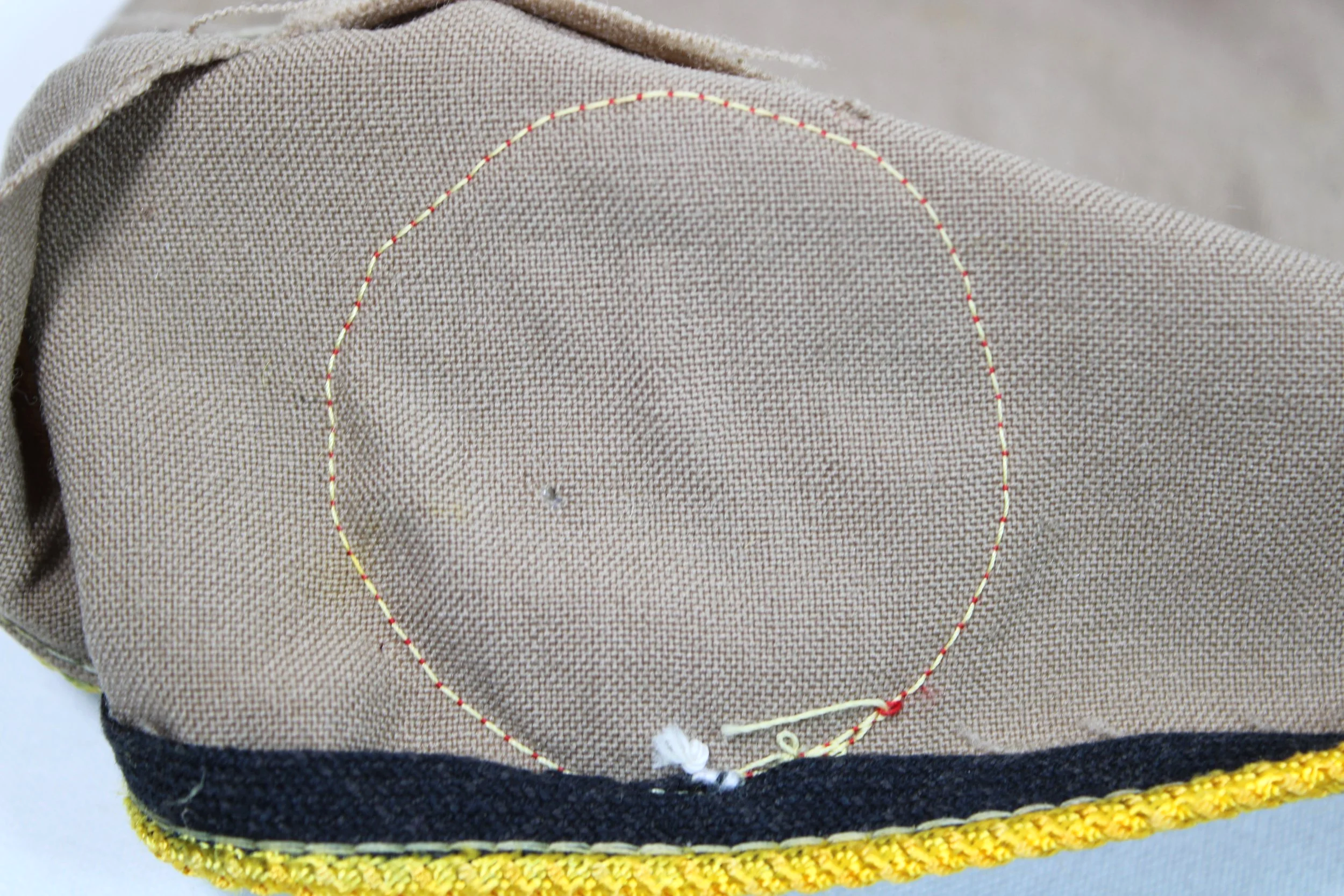 WW2 US Airborne / Paratrooper / Glider Pilot Garrison Summer Cap, Armor Piping
