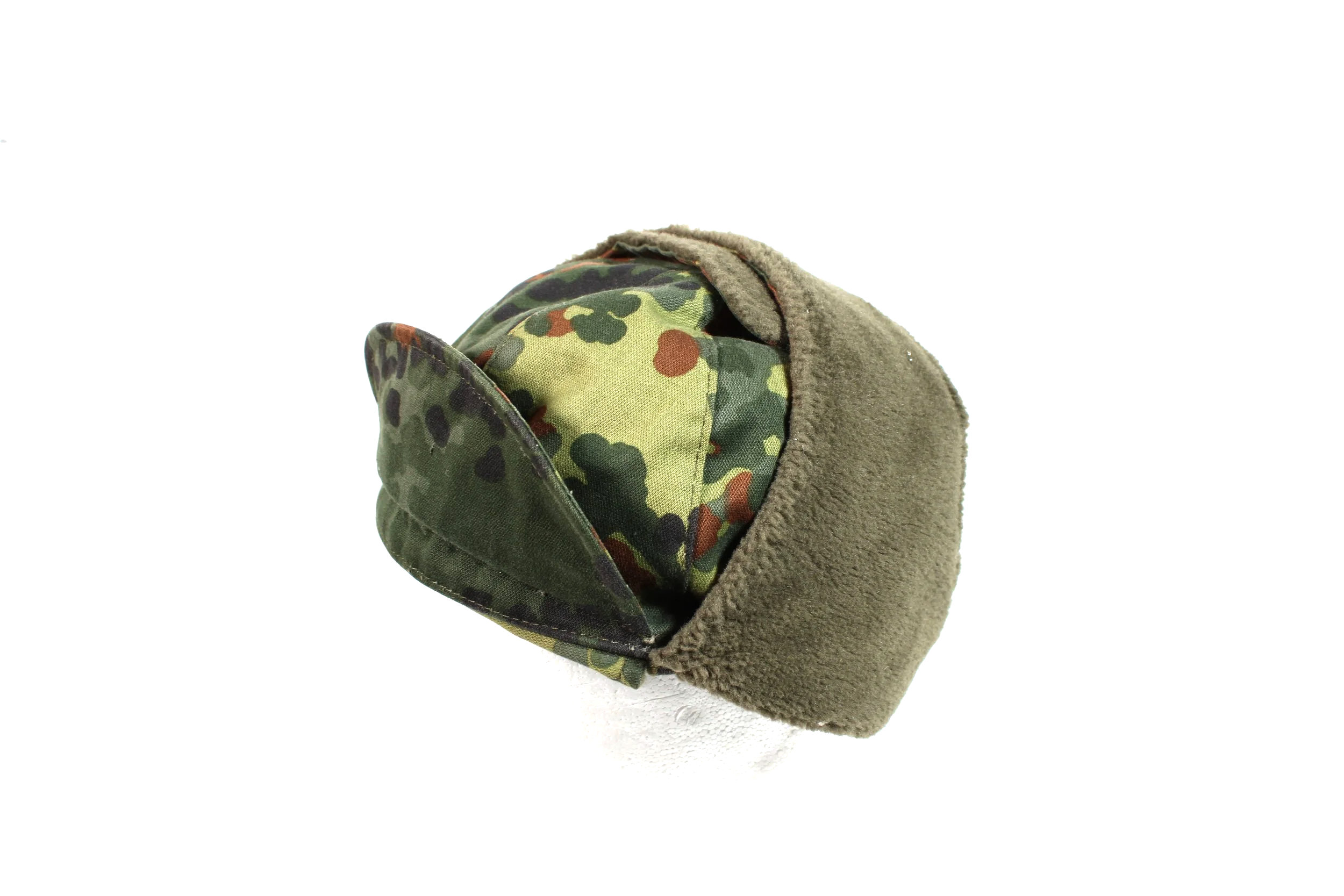 German Bundeswehr Flecktarn Winter Field Cap Hat Size 59 Large