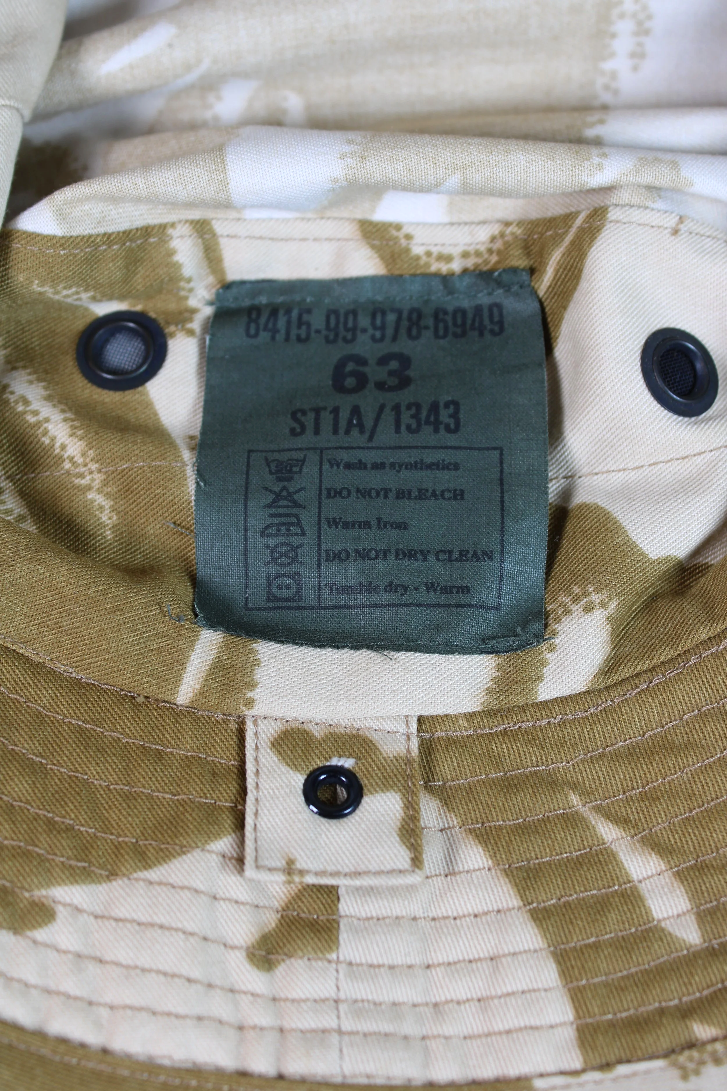 British Desert DPM Camouflage Boonie Hat Size 60