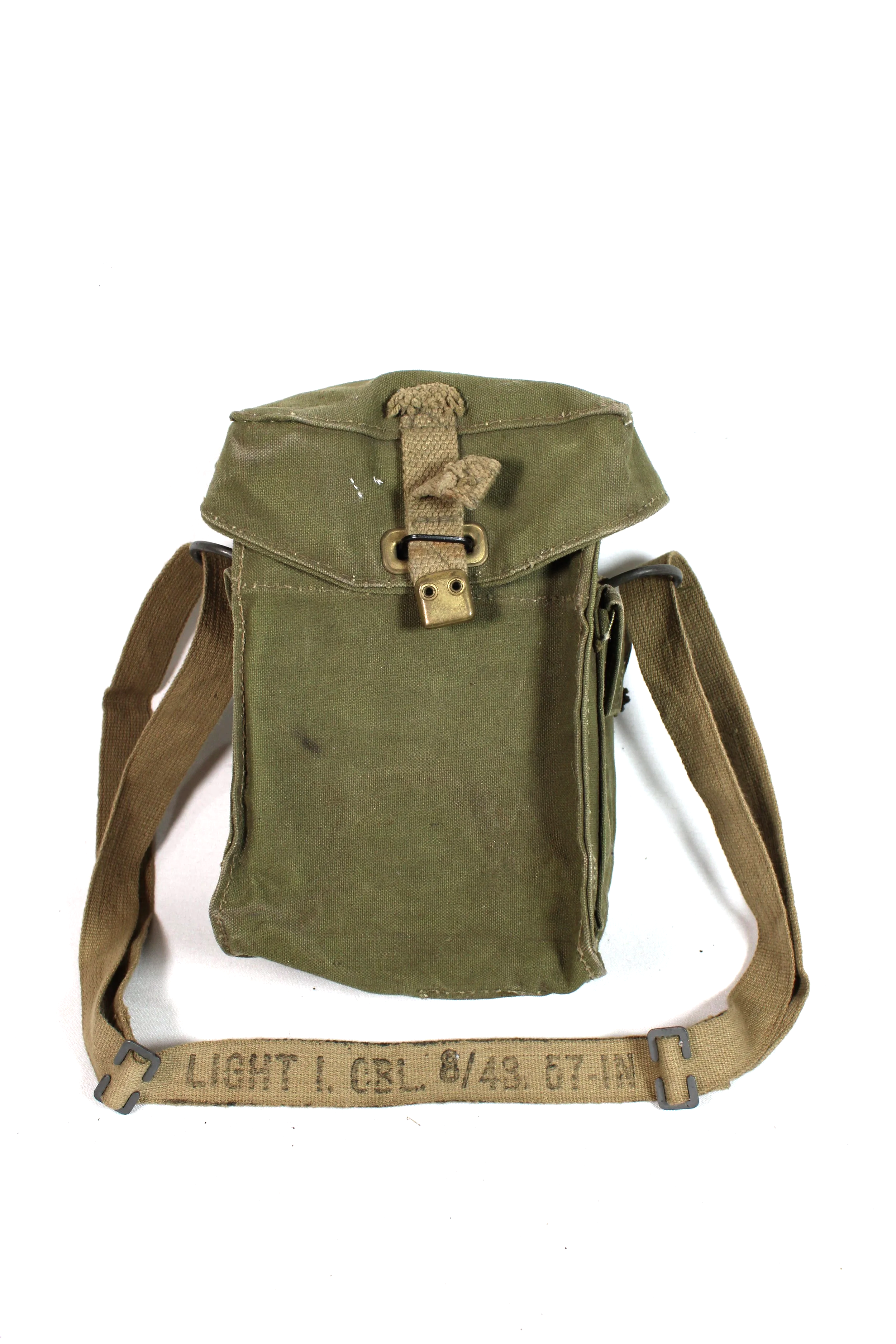 WWII Era British Army Gas Mask Bag P44 Engineer Bag