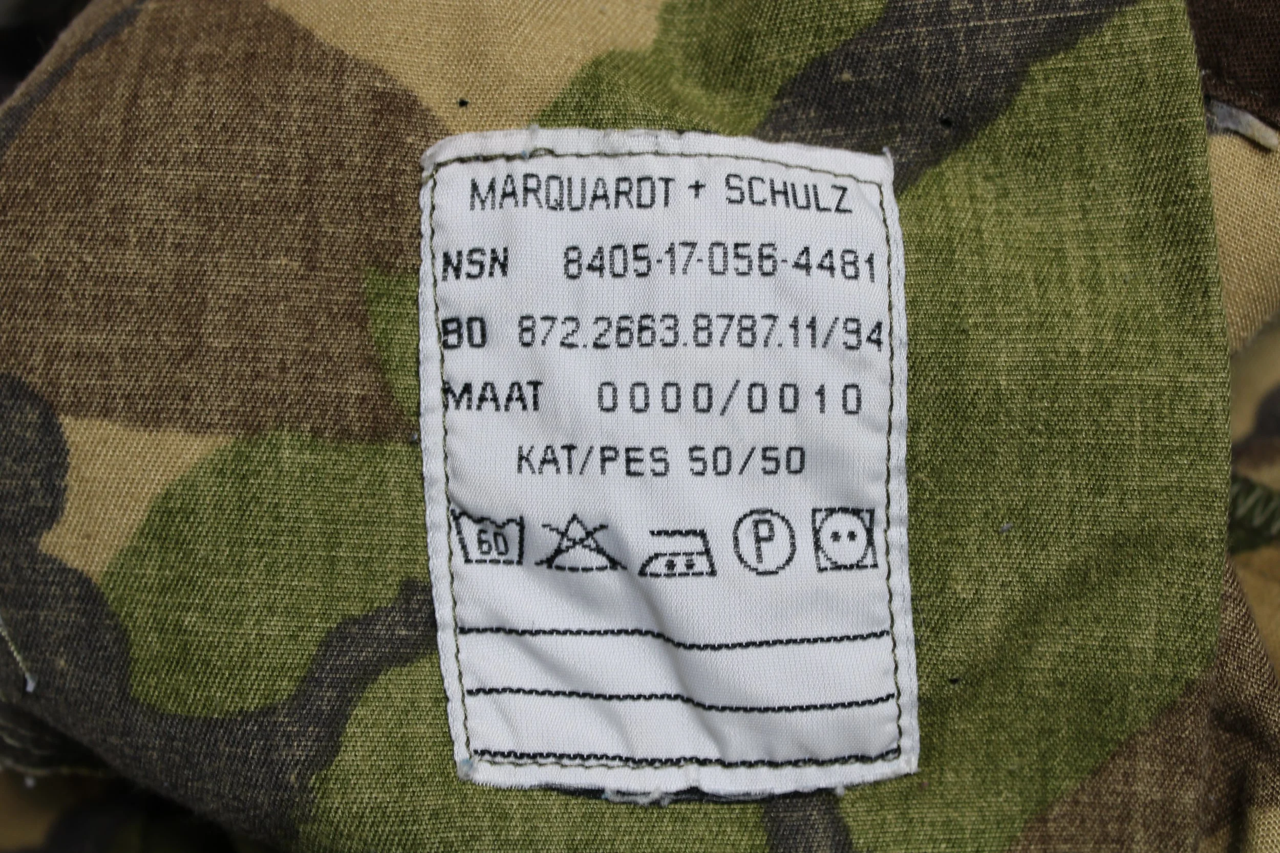 Marquardt + Schulz German DPM German Made camouflage Shorts