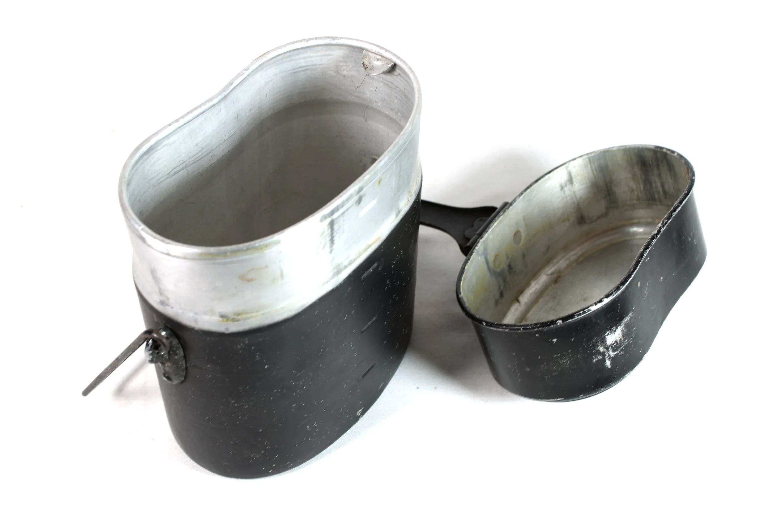 inside Pre WW2 German M1910 Mess Kit Unissued Condition