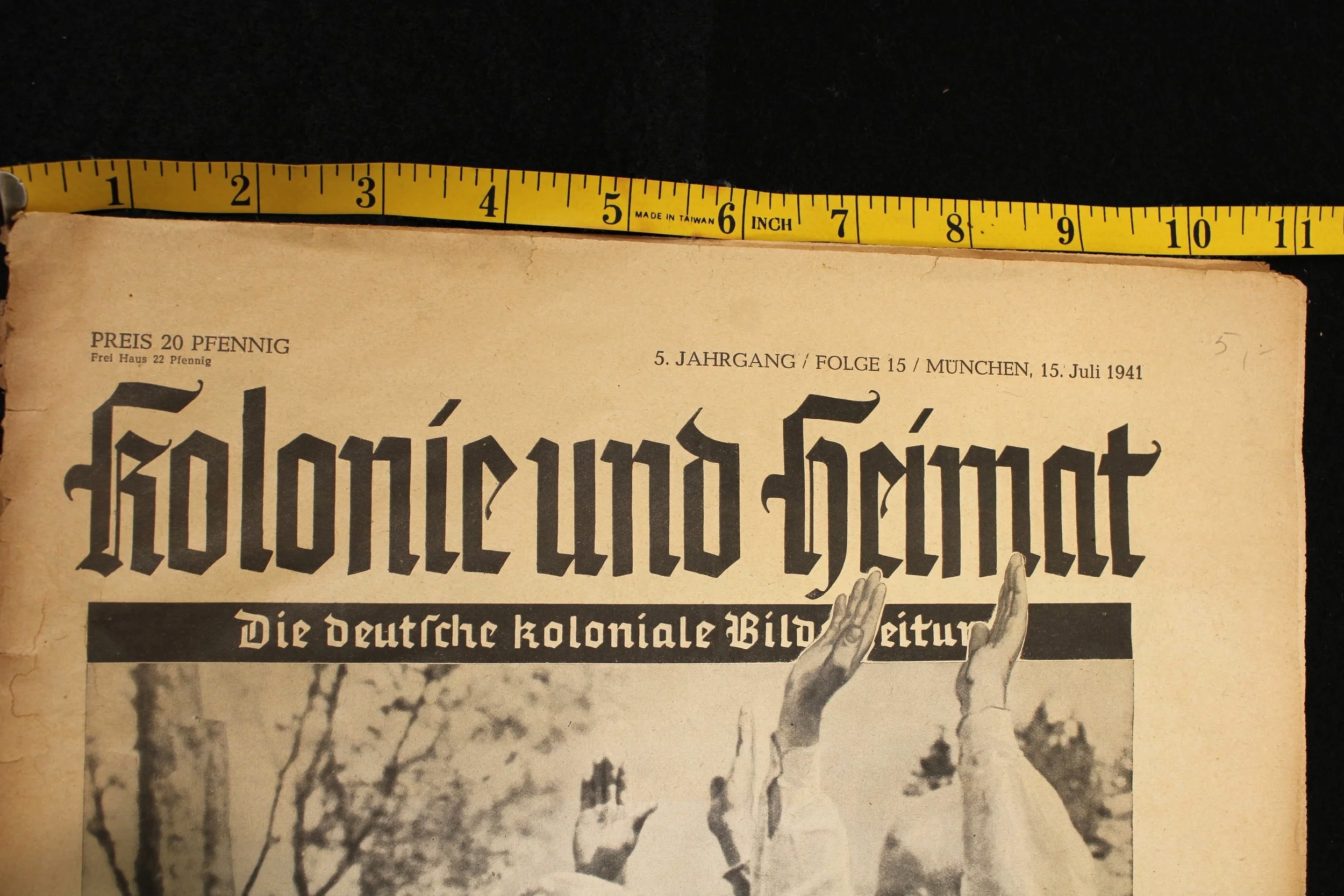 WW2 German Kolonie und Heimat" (Colony and Homeland) Propaganda Magazine 1941