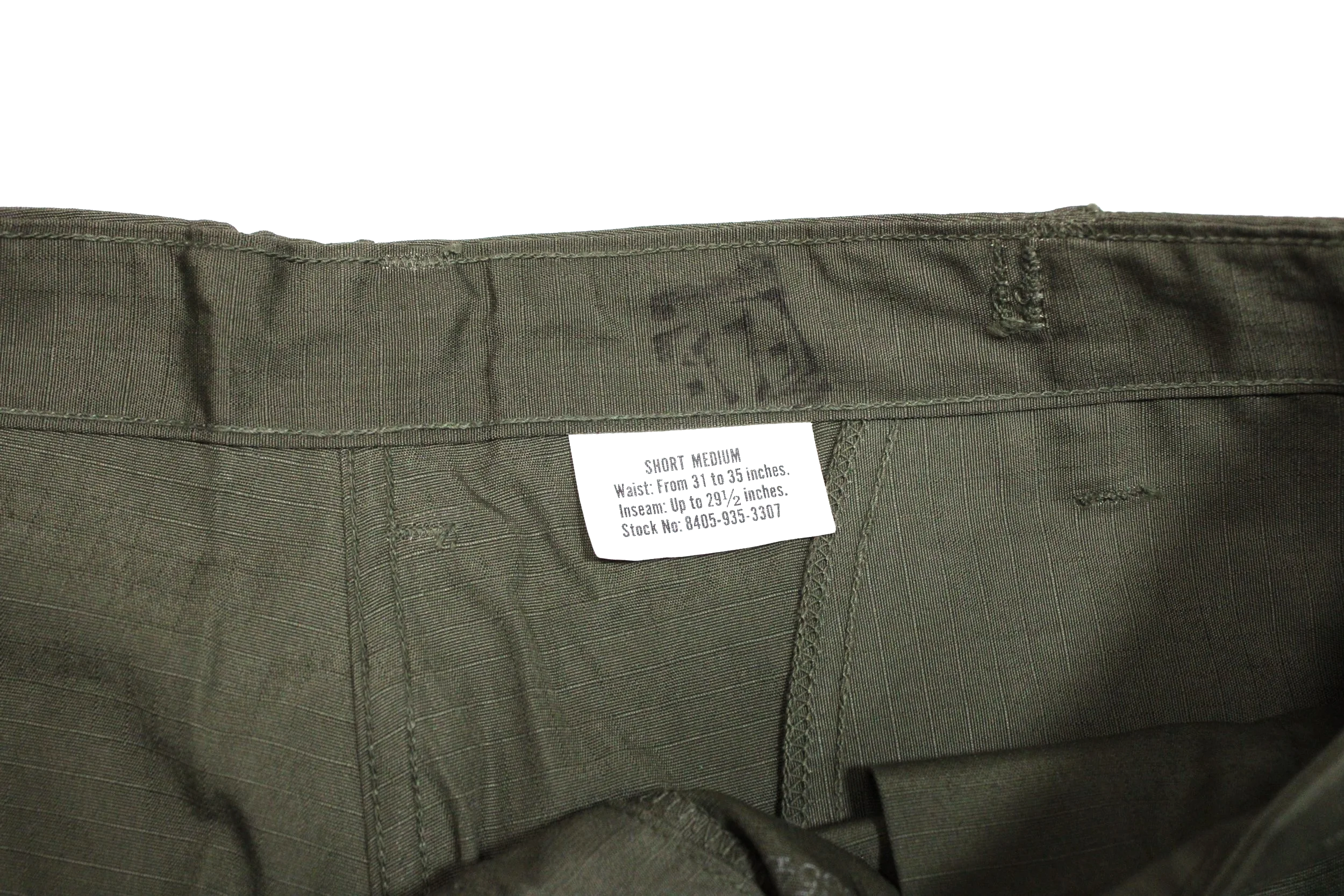 Ripstop Jungle Fatigue Vietnam war Pants Medium Short NOS (New Old Stock)