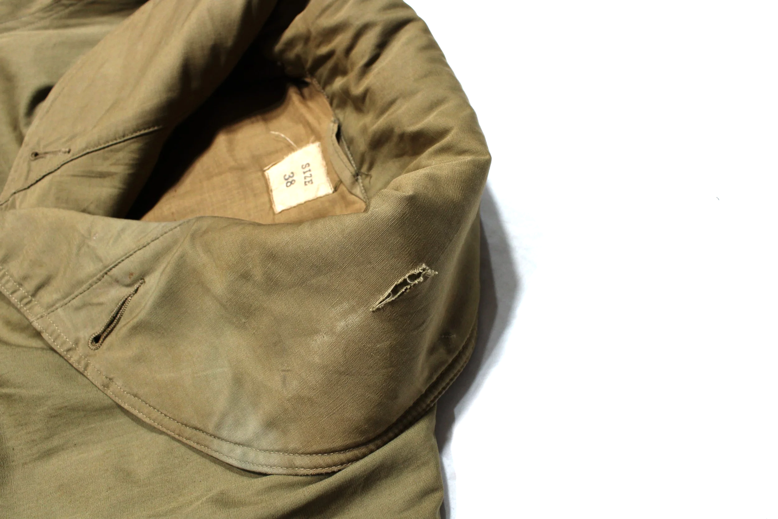 WW2 US Army M-1938 Mackinaw "Jeep" Coat Size 38, 1942 Dated