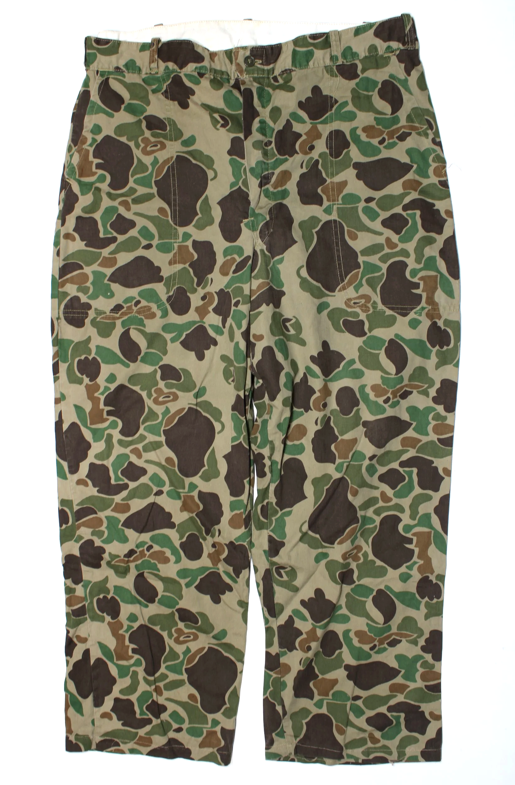 60's Western Field Cotton Duck Hunter Camouflage Hunting Pants Large Japan