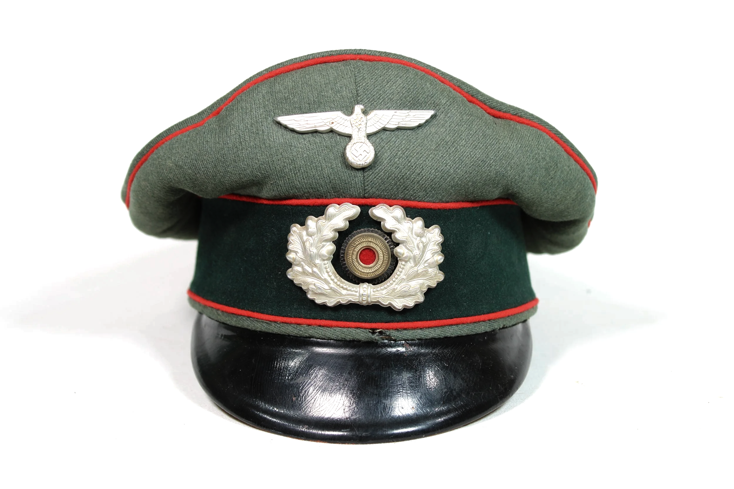 Heer Enlisted Artillery Visor Cap Original WW2 German (Schirmmütze) Size 57 1/2