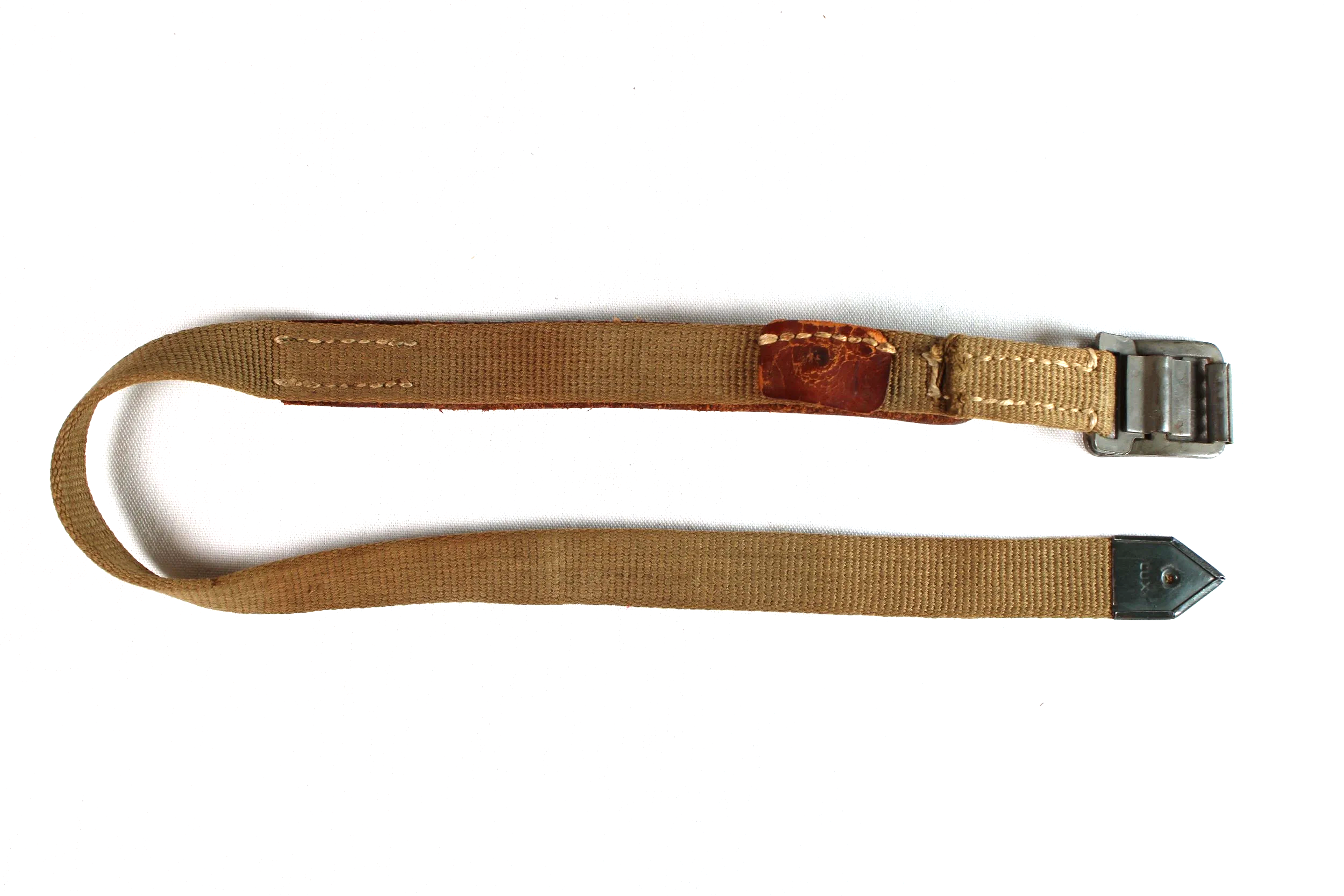 Unissued Original German WWII Tropical Tornister Equipment Strap Marked LUX