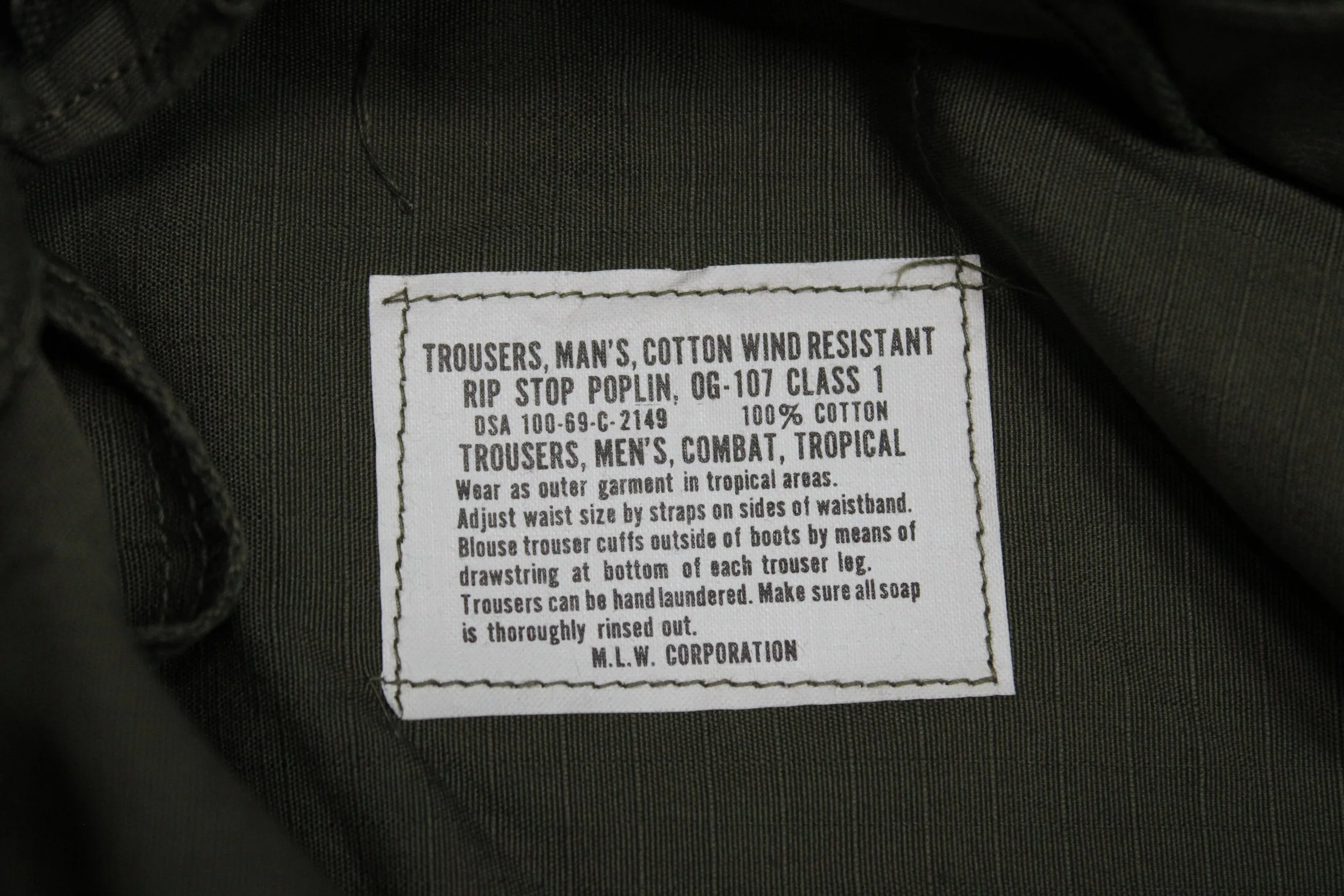 Ripstop Jungle Fatigue Vietnam war Pants Medium Short NOS (New Old Stock)