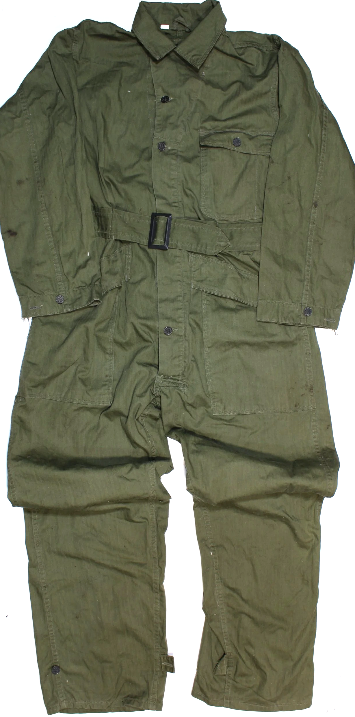 WW2 US Army HBT 13 Star Coveralls Herringbone Size 38R (Unissued)