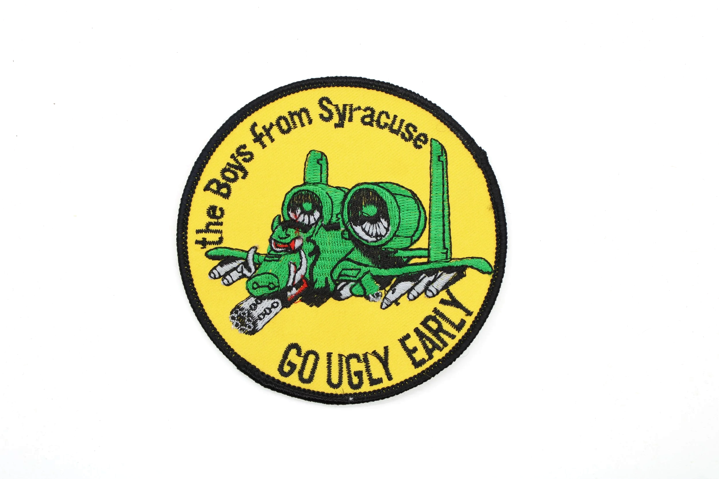 A10 Warthog The Boys From Syracuse / Go Ugly Early USAF Patch