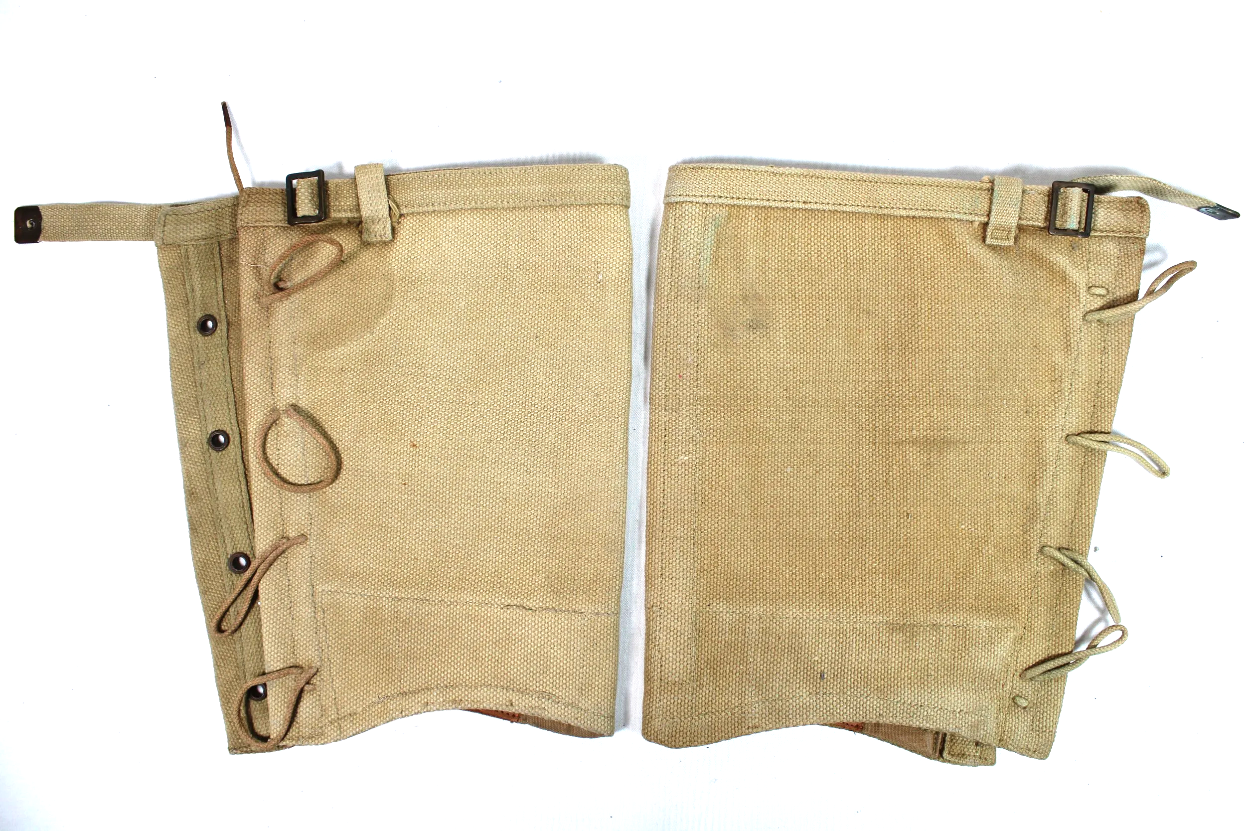 WWII British Royal Navy 1919 Pattern Naval Gaiters Leggings NOS