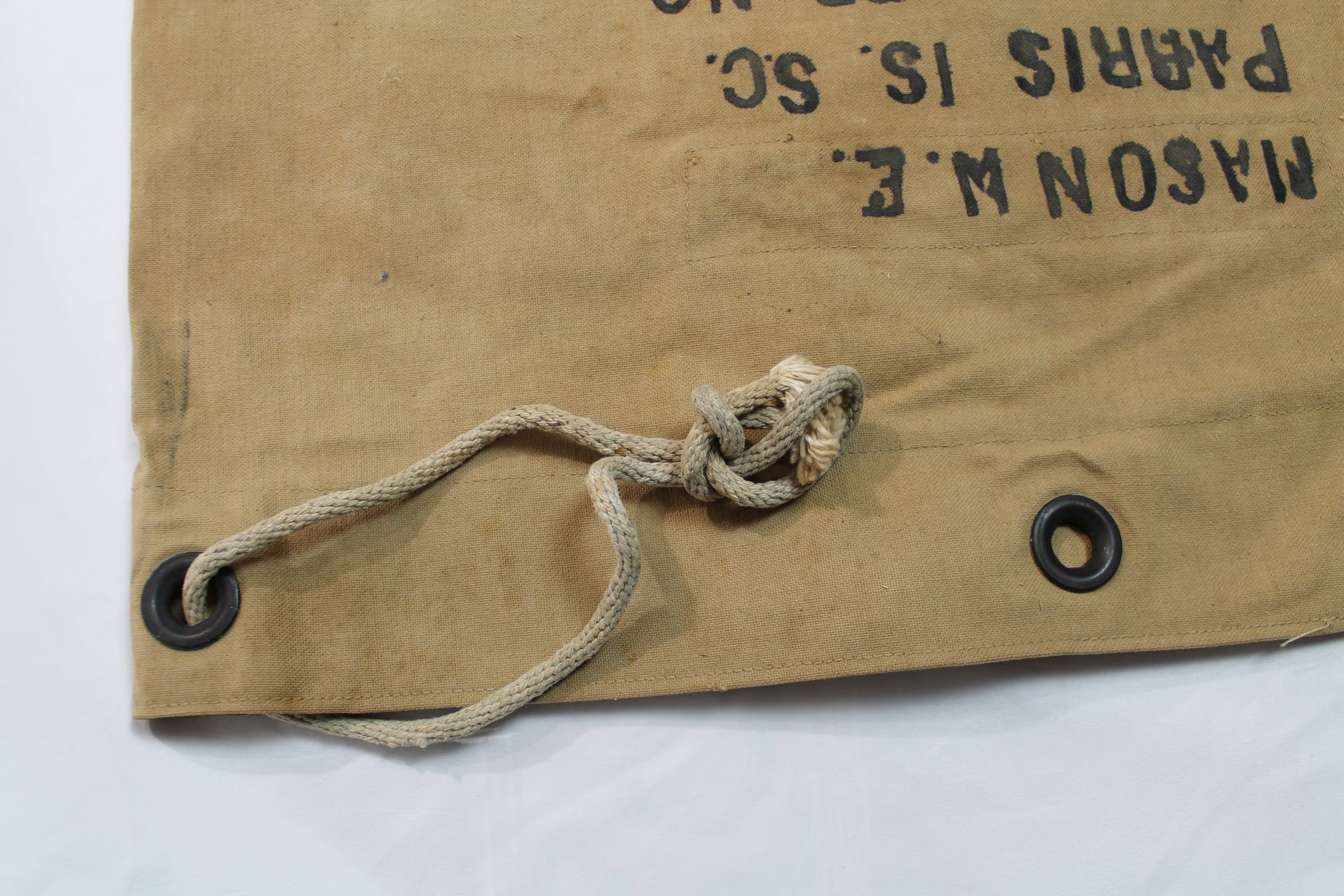 WW2 USMC Guadalcanal Named Duffel Bag / Sea Bag