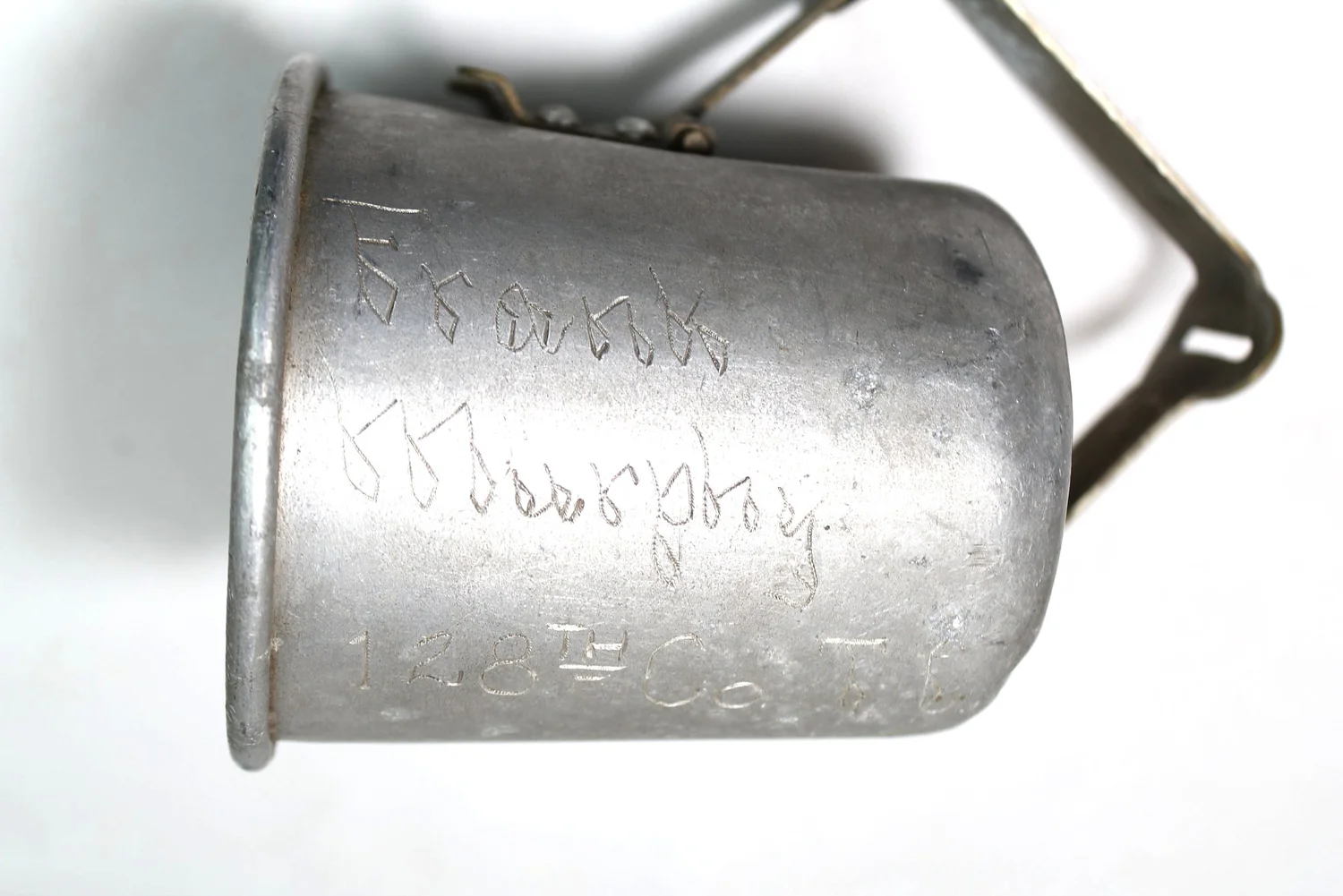 WW1/WW2 M1910 Canteen Cup NAMED with Art-High Quality Militaria 