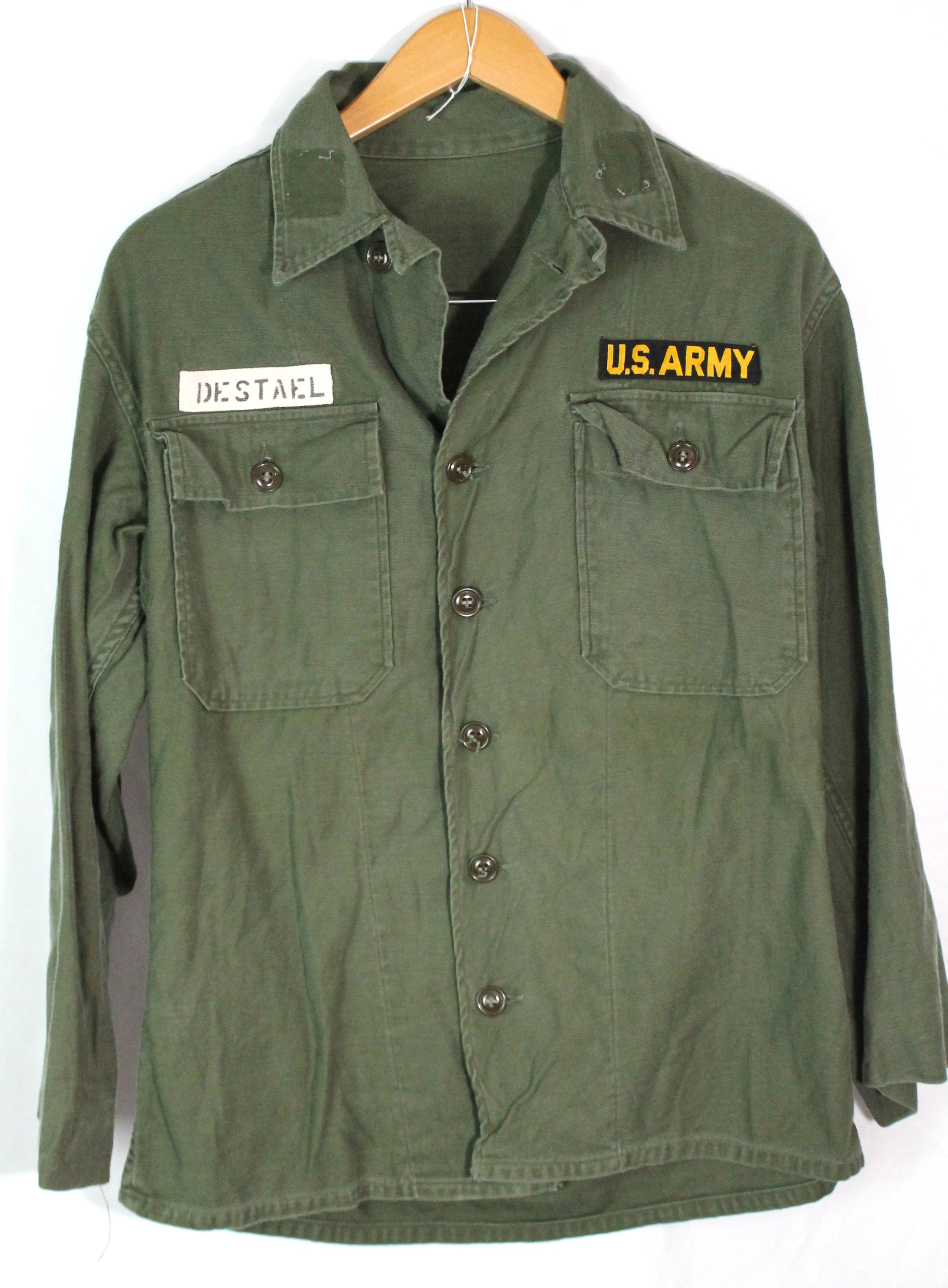 Korean War US Army OG-107 Fatigue Shirt-High Quality Militaria