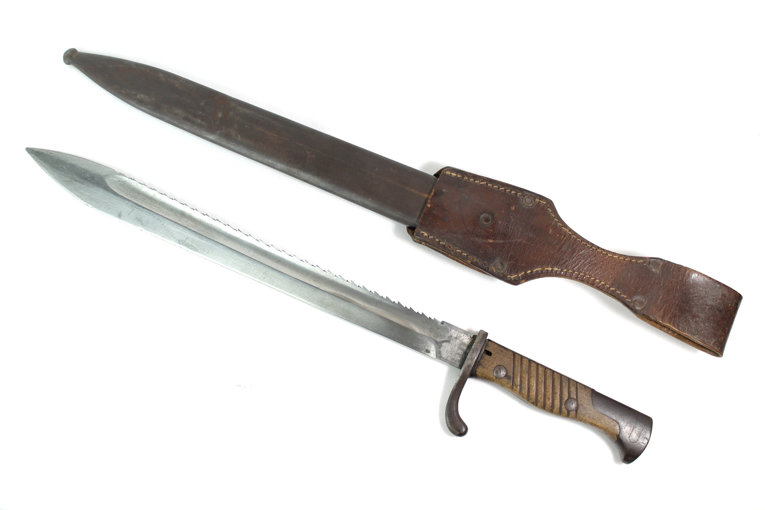 butcher blade WW1 German Original M1898/05 Sawback ( Seitengewehr 98 Butcher blade ) Bayonet $