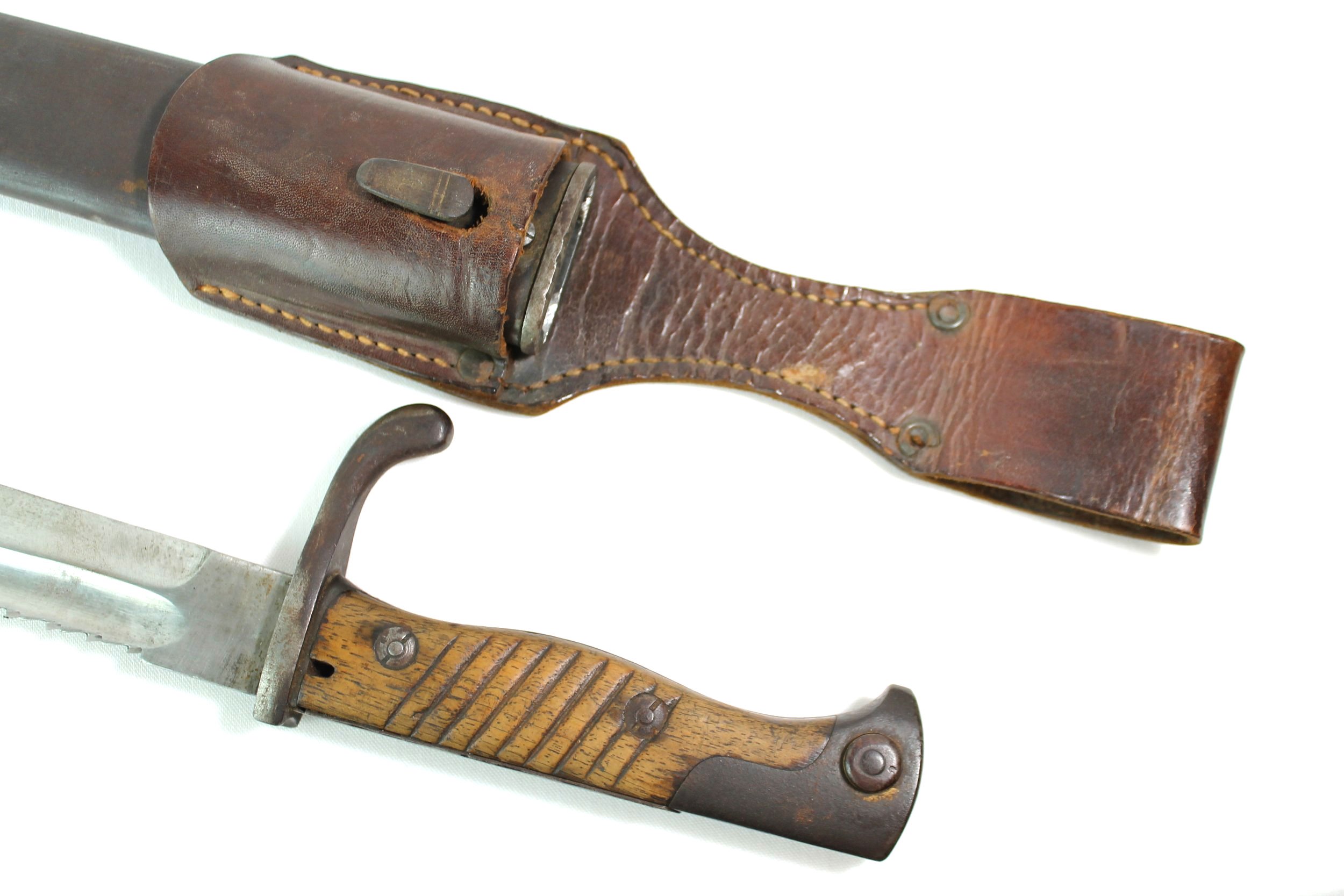 butcher blade WW1 German Original M1898/05 Sawback ( Seitengewehr 98 Butcher blade ) Bayonet $