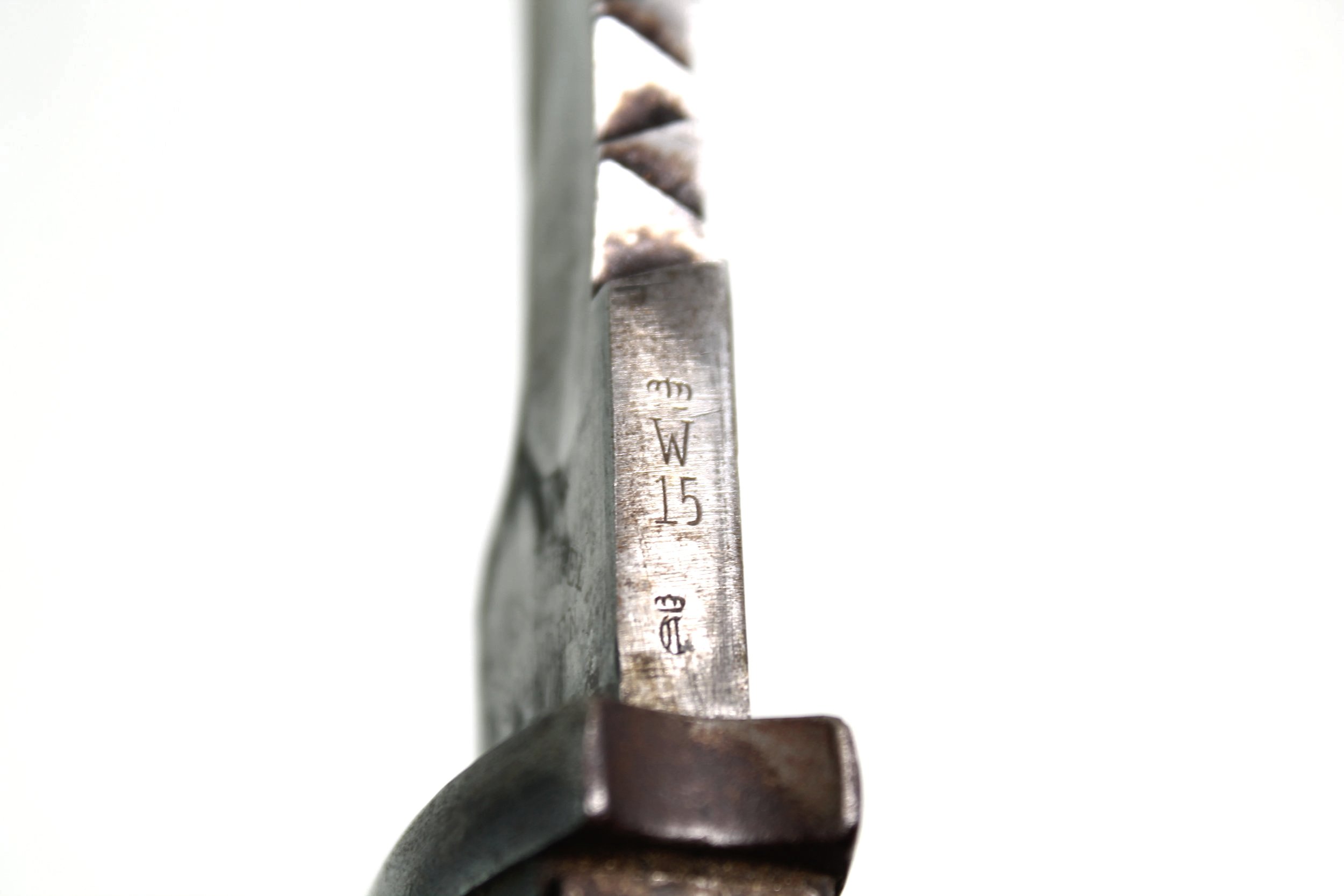 butcher blade WW1 German Original M1898/05 Sawback ( Seitengewehr 98 Butcher blade ) Bayonet $