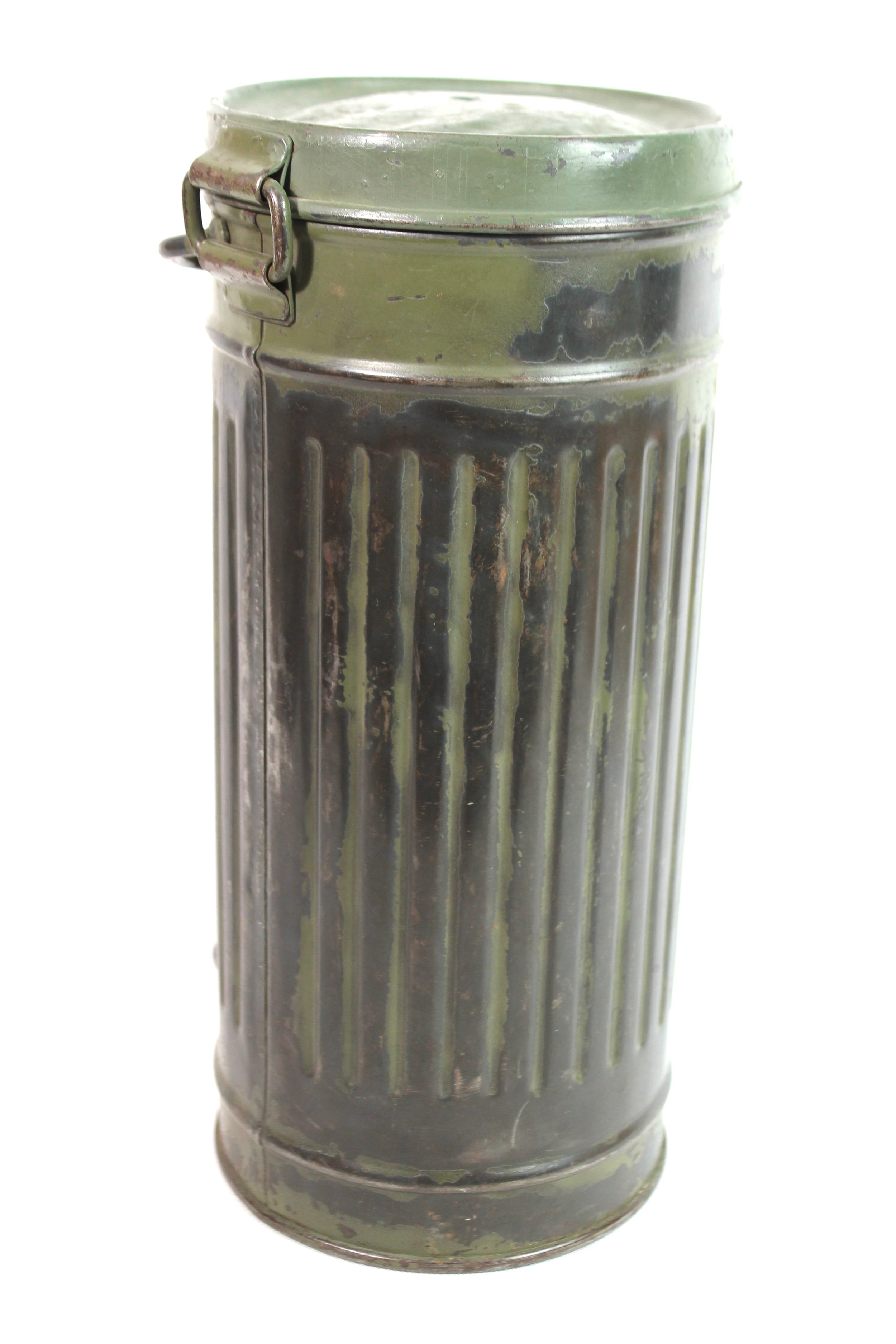 Original WWII German (D) Gas Mask Canister