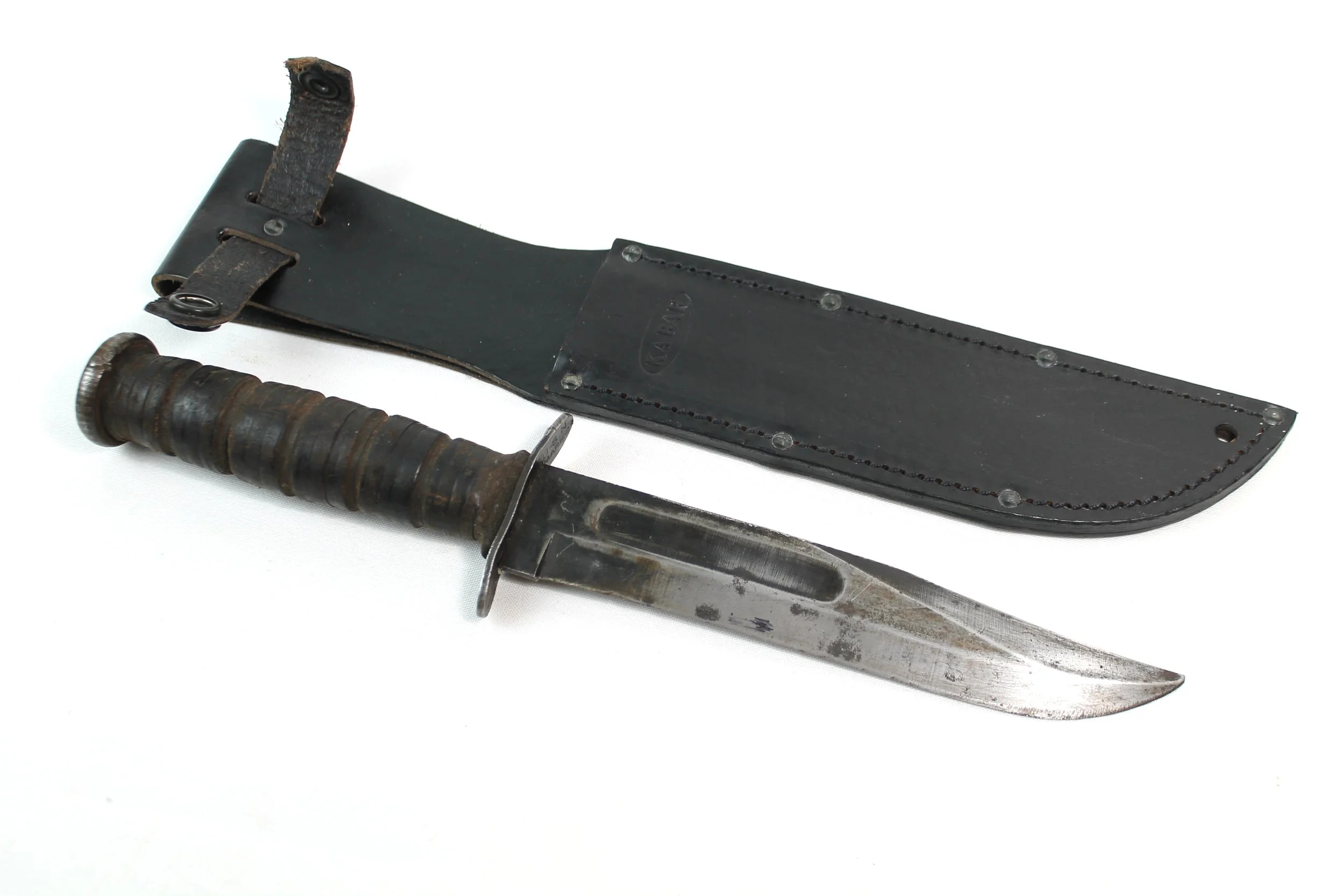 WW2 US Camillus N.Y. Ka-Bar U.S.N MK2 Fighting Knife