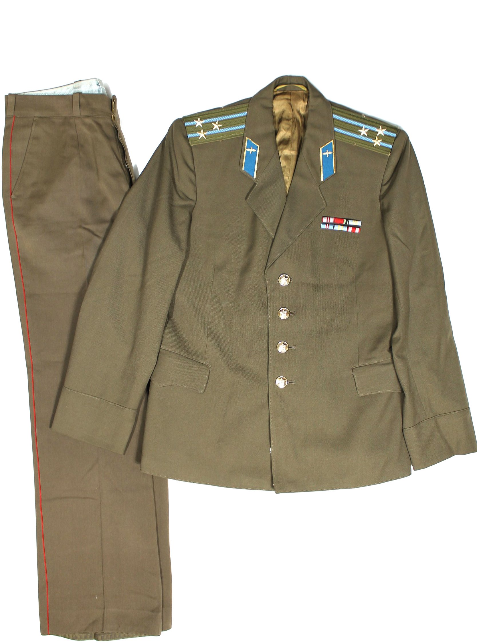 Russian Cold War USSR Soviet 1980's (полко́вник) Air Force Colonel Uniform
