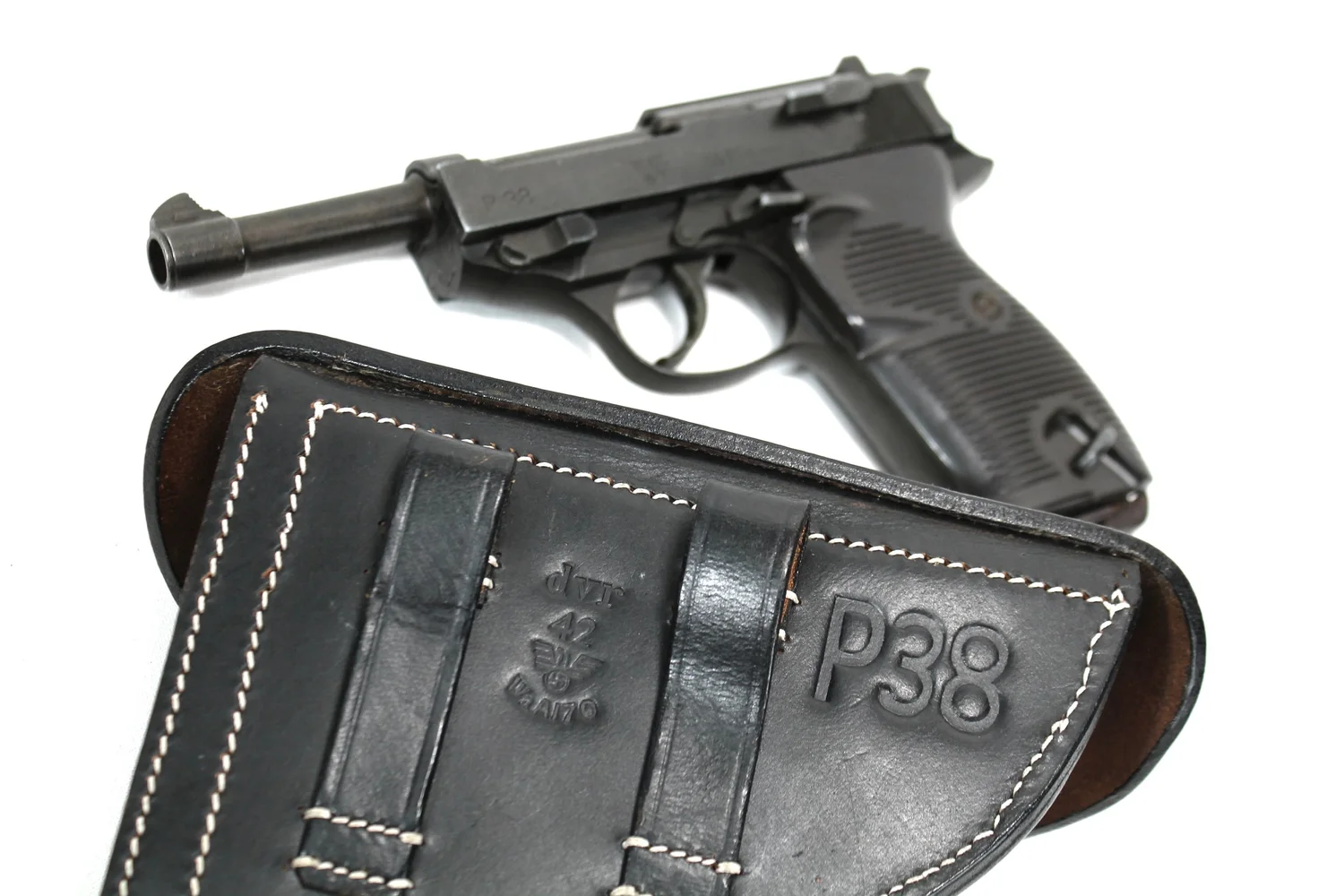 MGC 67 Walther P38 Semi Automatic Cap Firing Blank Movie Prop and 