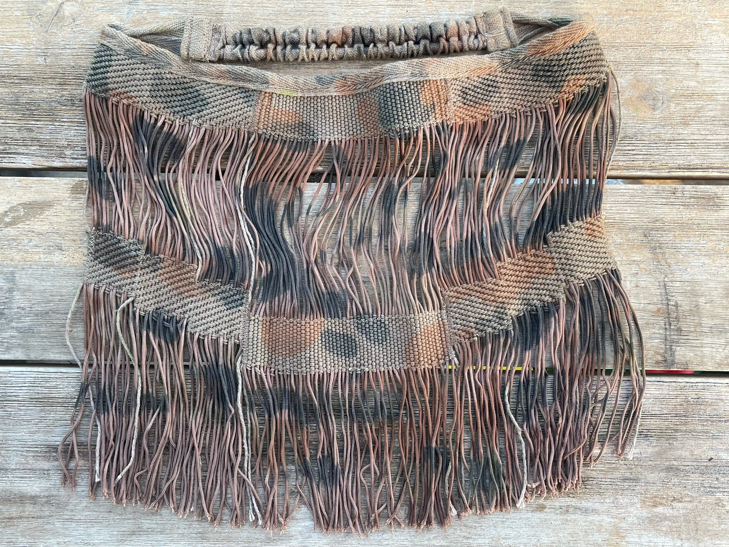 (Improved) Waffen SS Camouflage Sniper / MG Face Veil M38 Type 1 Reproduction WW2 German