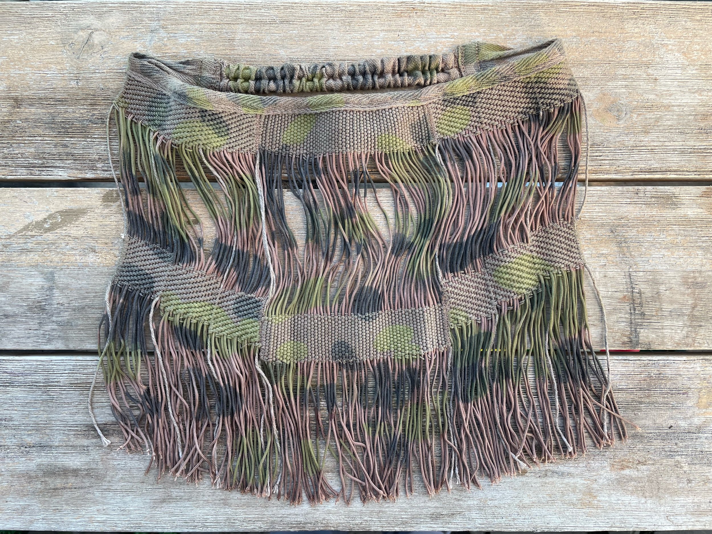 (Improved) Waffen SS Camouflage Sniper / MG Face Veil M38 Type 1 Reproduction WW2 German