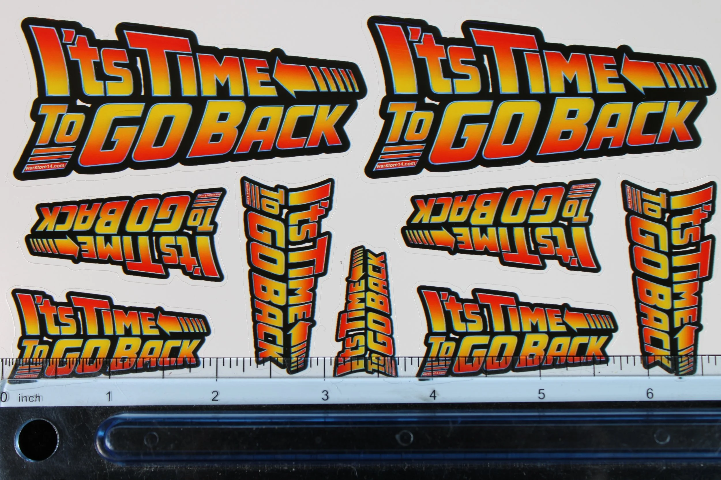 It's Time To Go Back Sticker Sheet