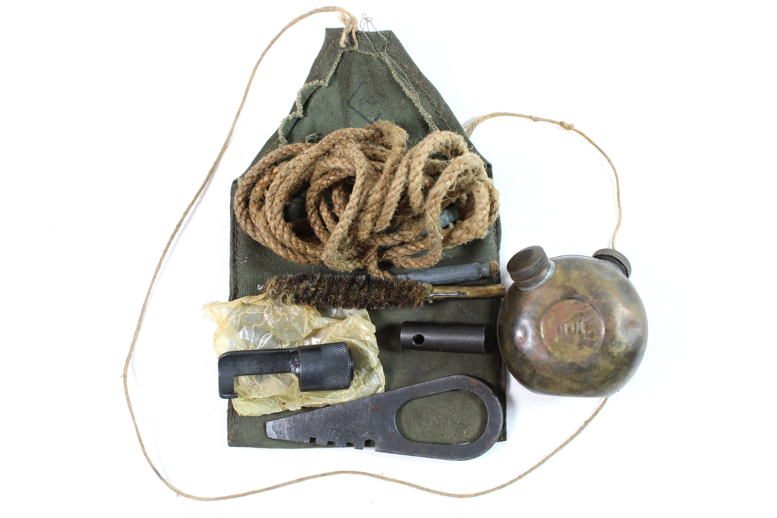 Mauser Yugo M48, K98 Cleaning Kit with Pouch & Oil Bottle