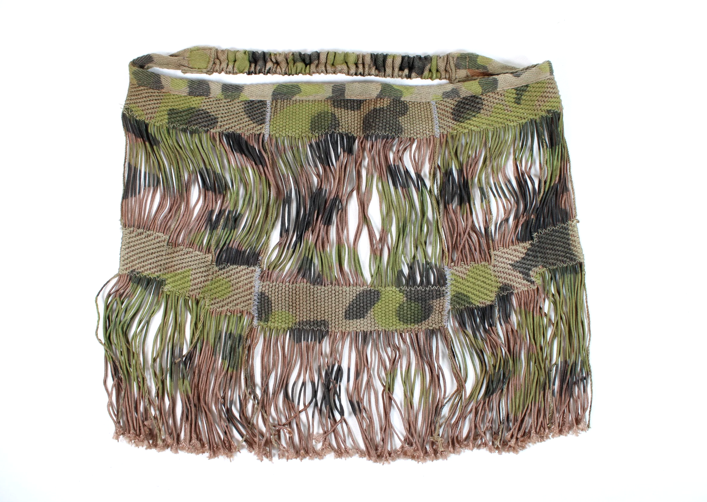 Reproduction WW2 German Waffen SS Camouflage Sniper / MG Face Veil M38 Type 1