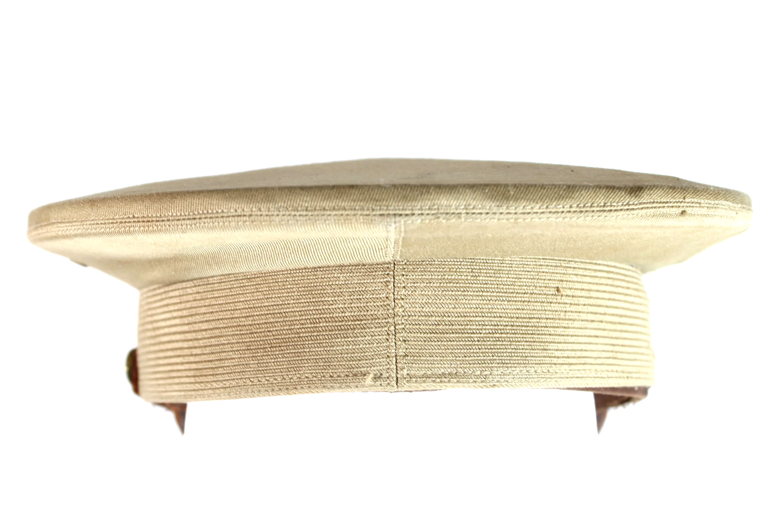 WWII US Enlisted Khaki Visor Cap Large