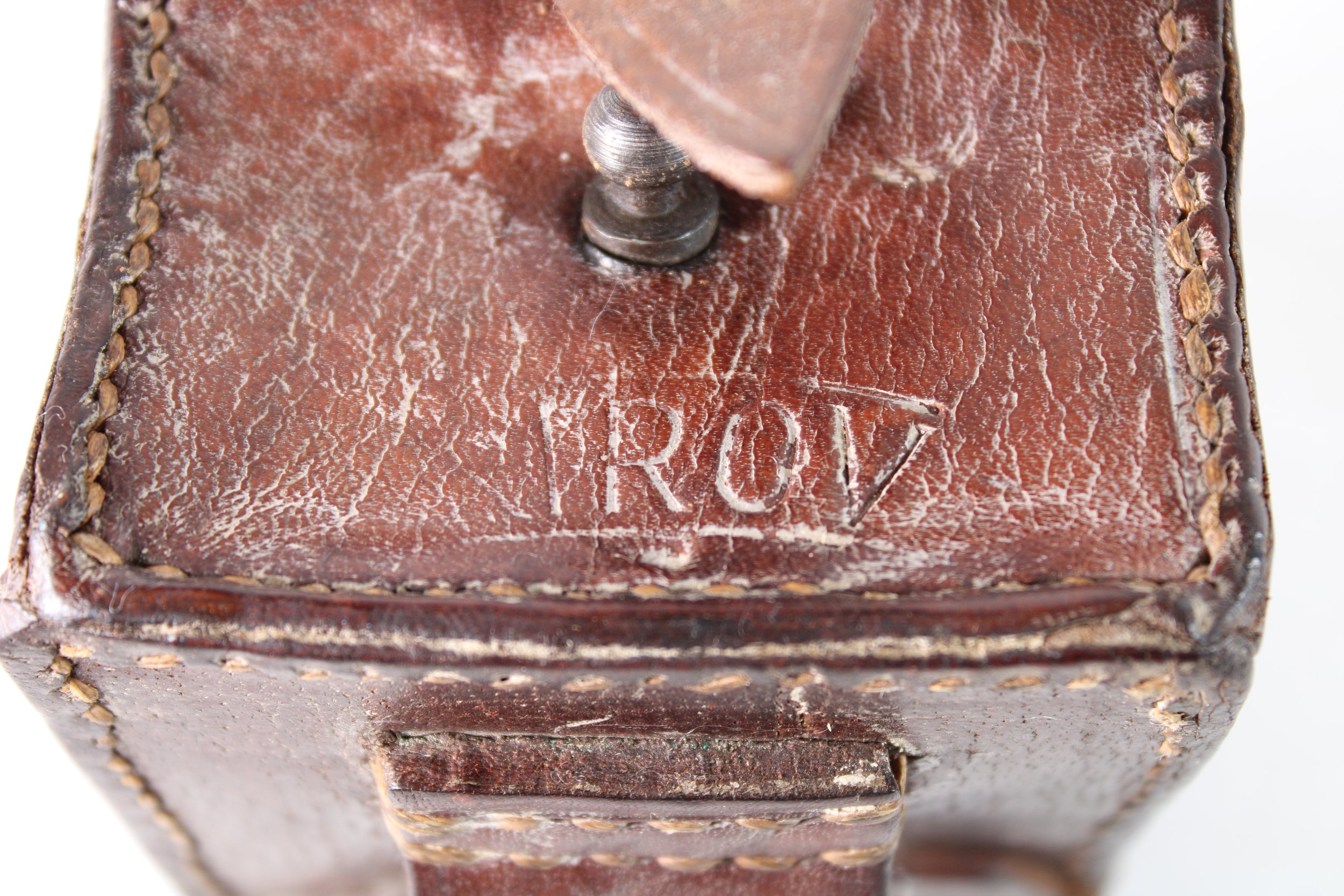 Romanian Vz24 Mauser and Mosin Nagant Leather Ammo Pouch 1951