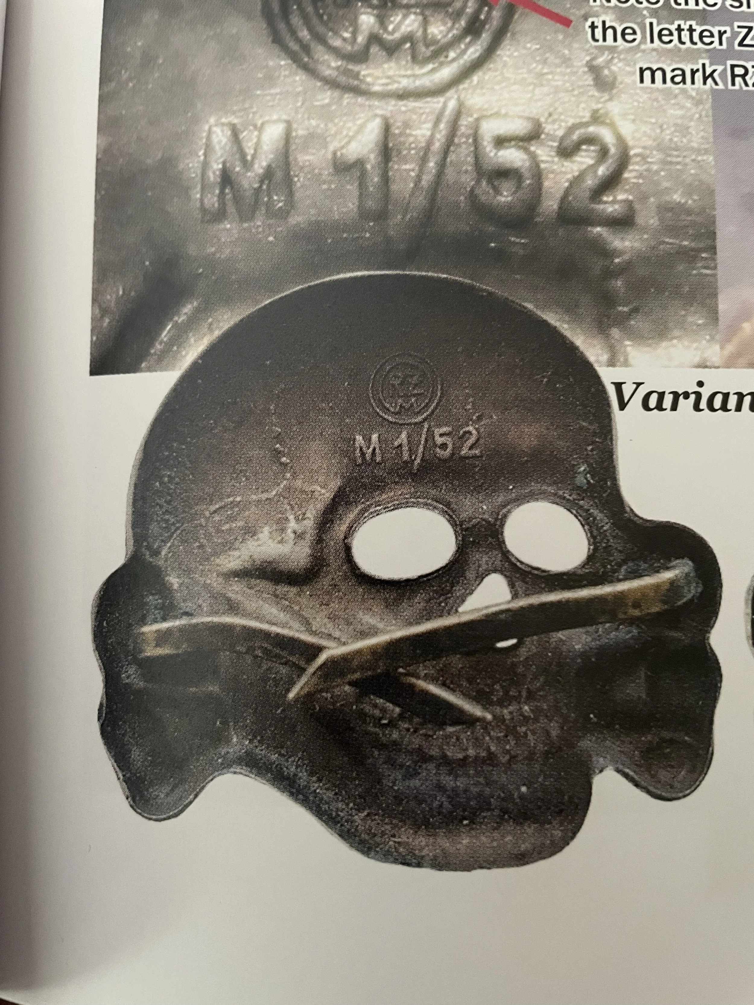 Reproduction WW2 German Waffen SS "Totenkopf" Visor Cap Skull RZM M1/52 Deschler & Sohn