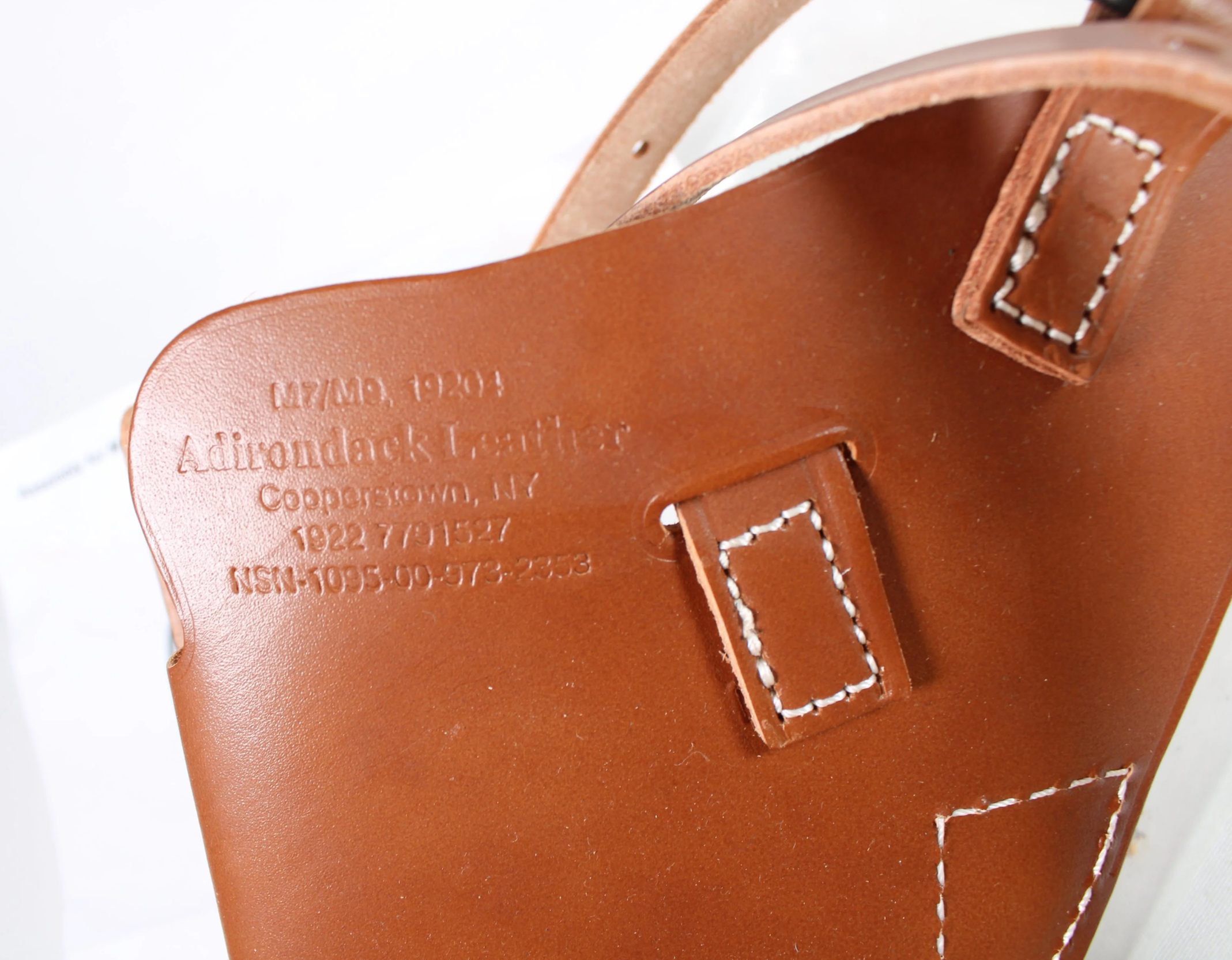 US M7 WWII Leather Shoulder Holster for 1911 Pistol (New)