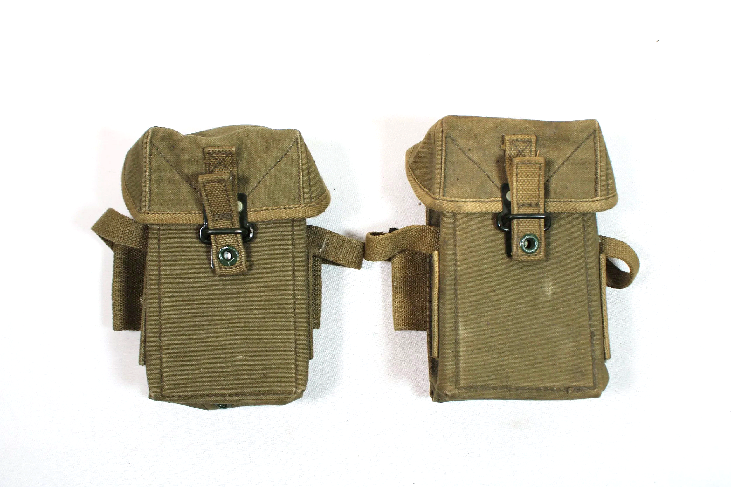 Vietnam War Chinese Made M56 M14 / M16 Ammo Pouches