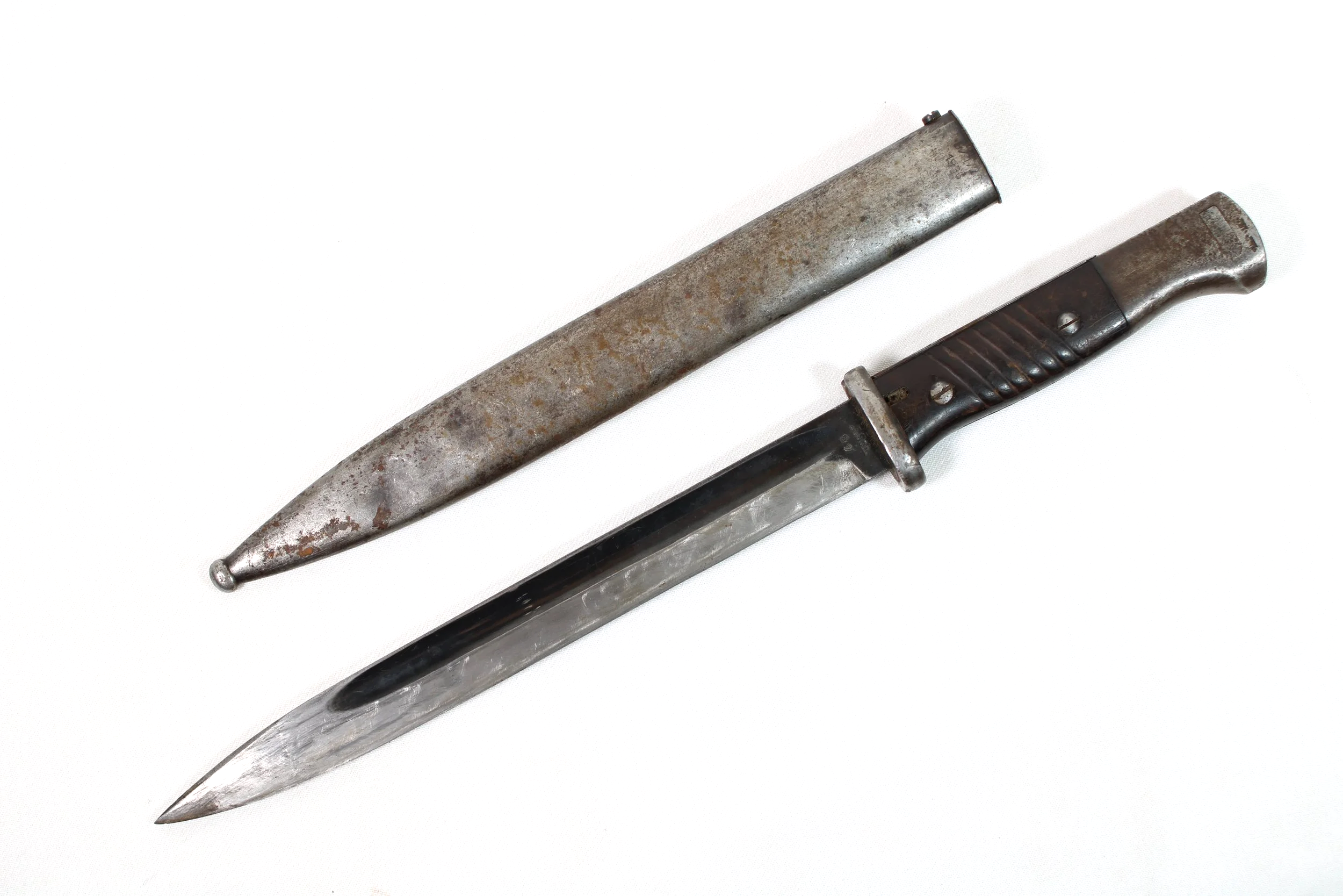 WW2 German Early Mauser K98 Bayonet " Rainbow Div. Bring Back"