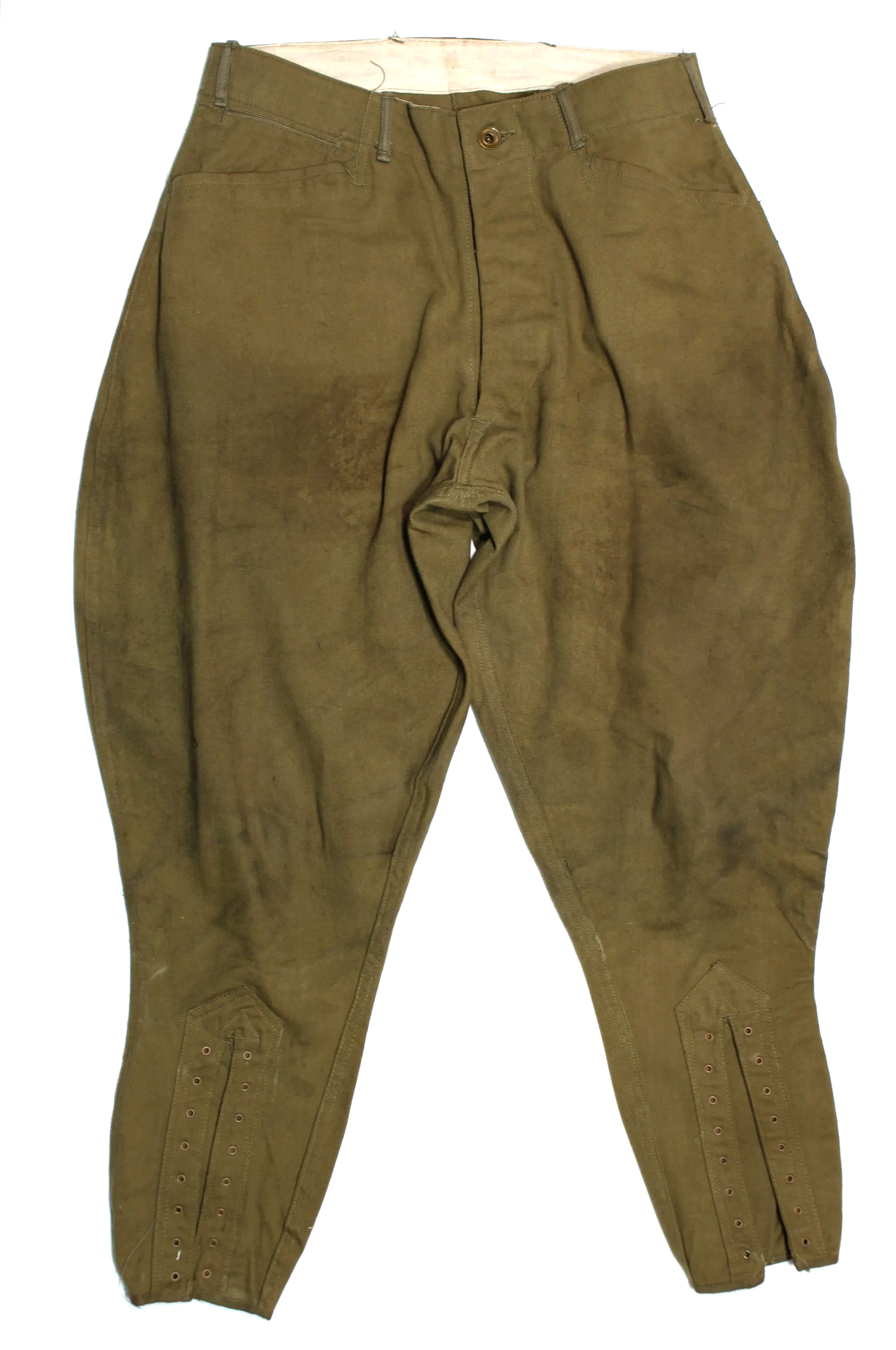 Original WWI US M1817 Canvas Breeches