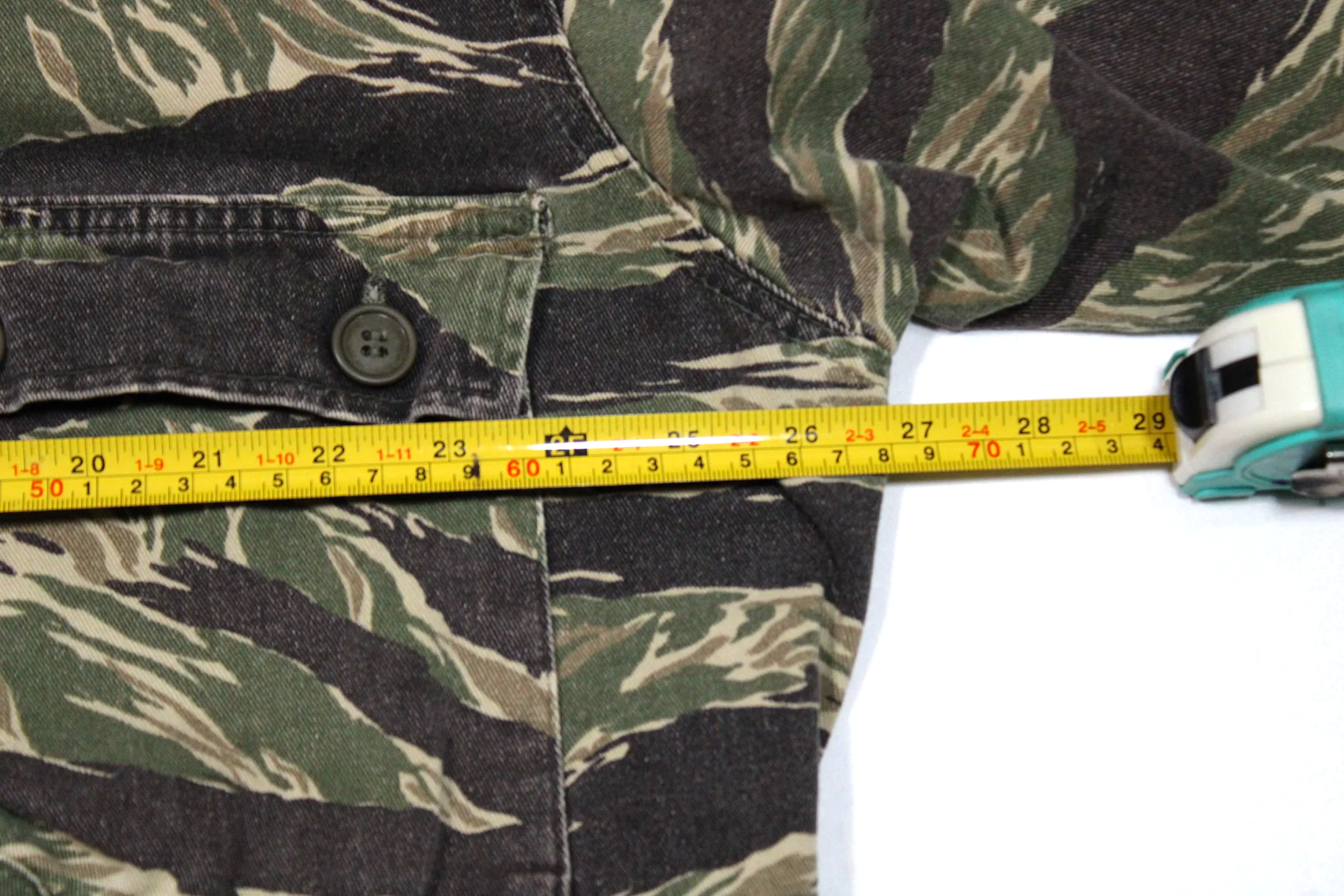 Vintage Tiger Stripe Jacket Vietnam War Reproduction "John Wayne Dense"