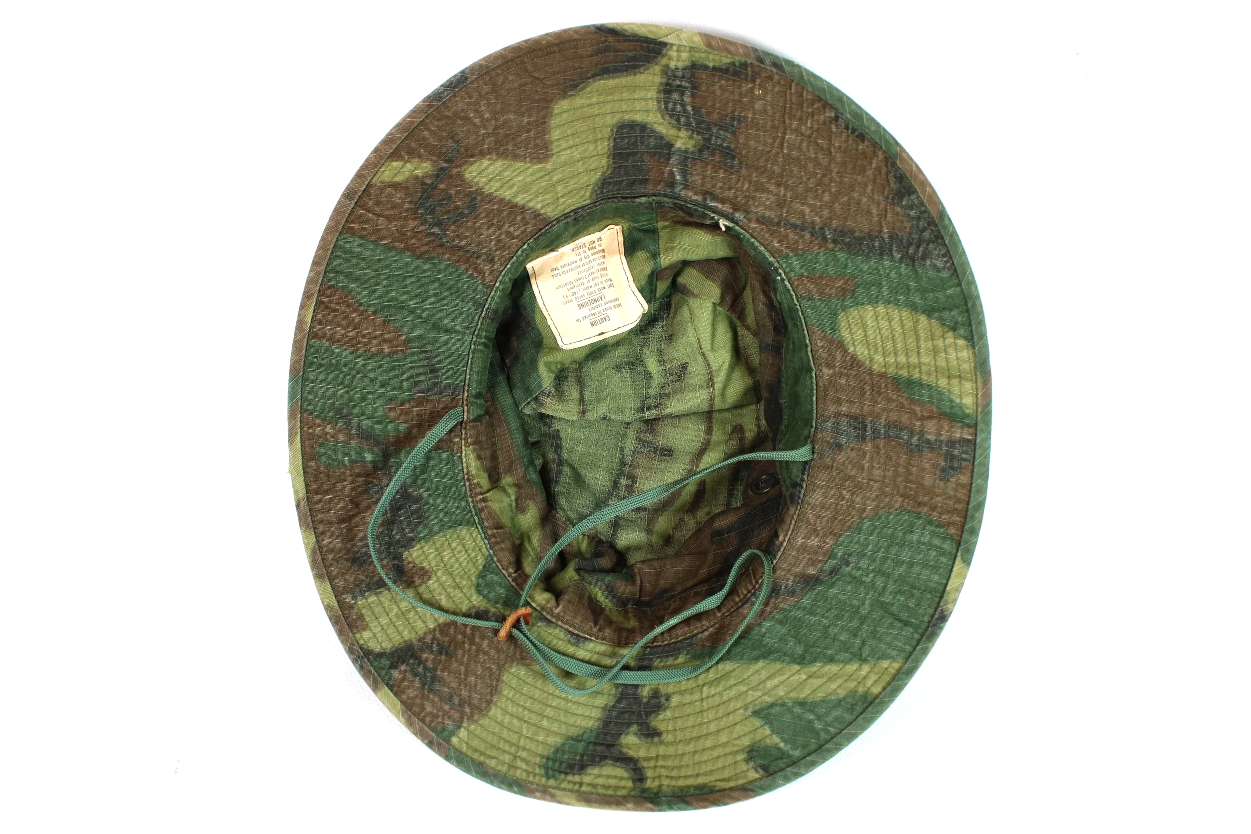 ERDL Camouflage Boonie Hat 1968 Vietnam War Size 6 7/8
