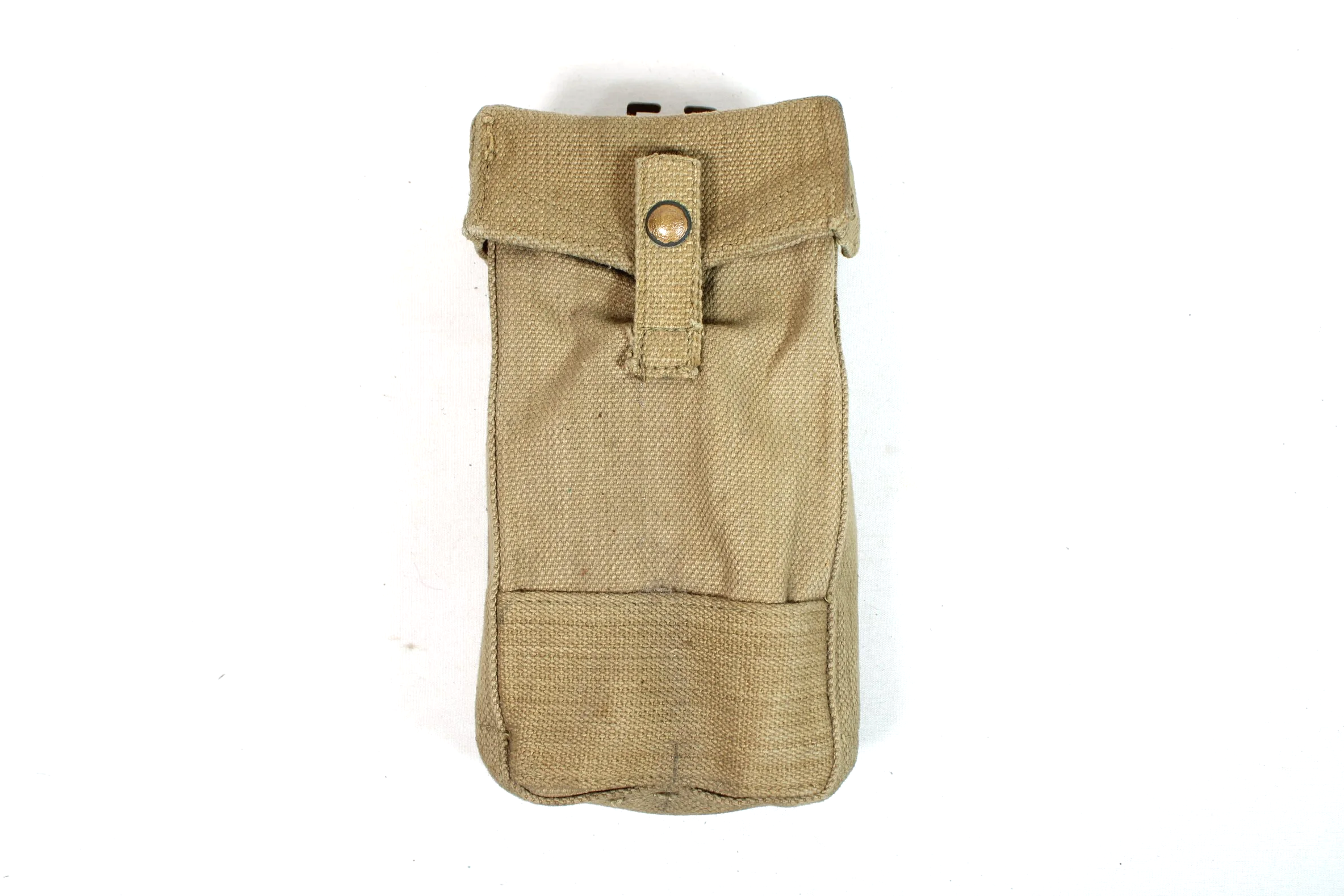 WW2 British Army Pattern 37 Webbing Basic Pouch 1943 Dated