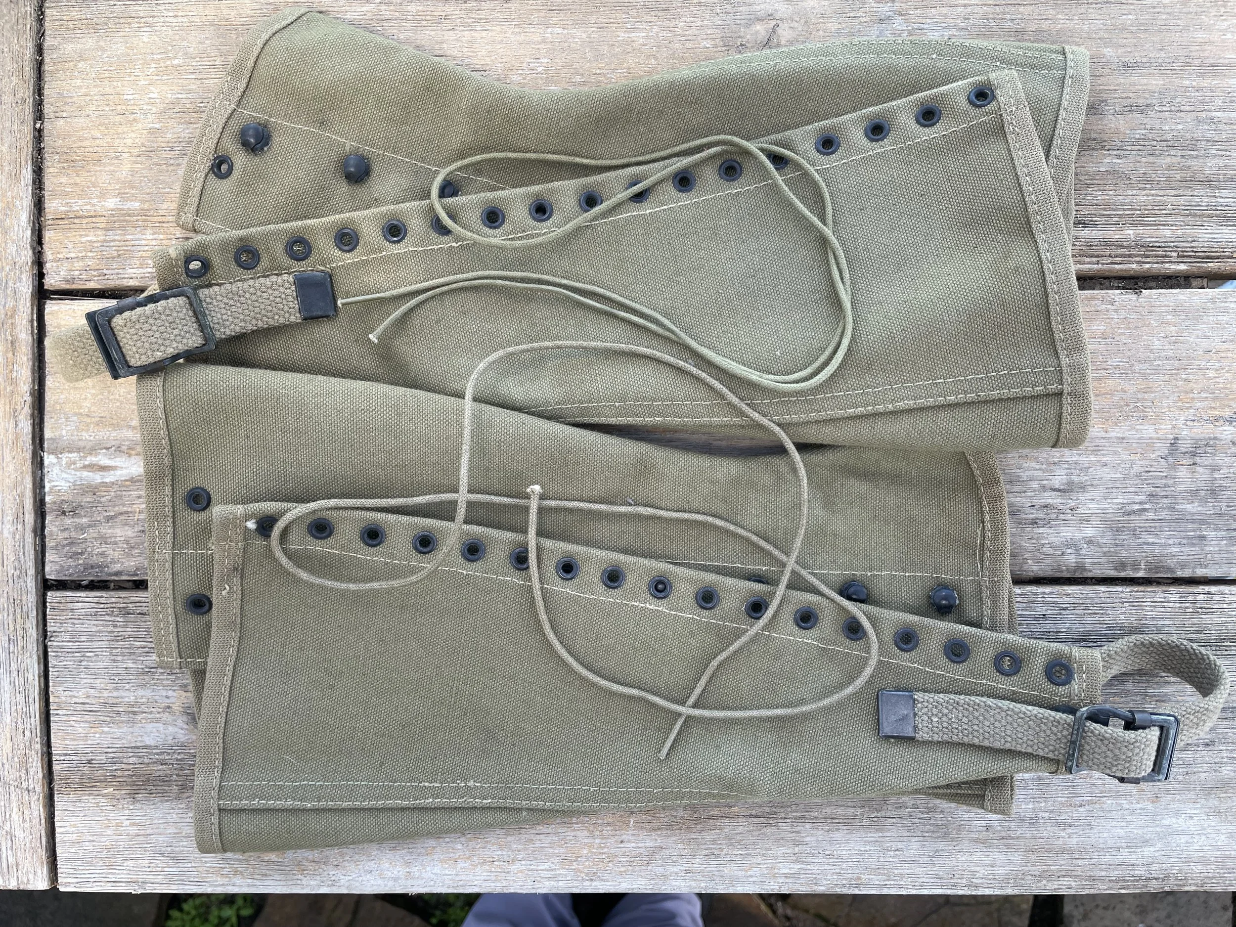 WW2 Brindis Tanning Co M38 Gaiter Leggings 1941 Dated