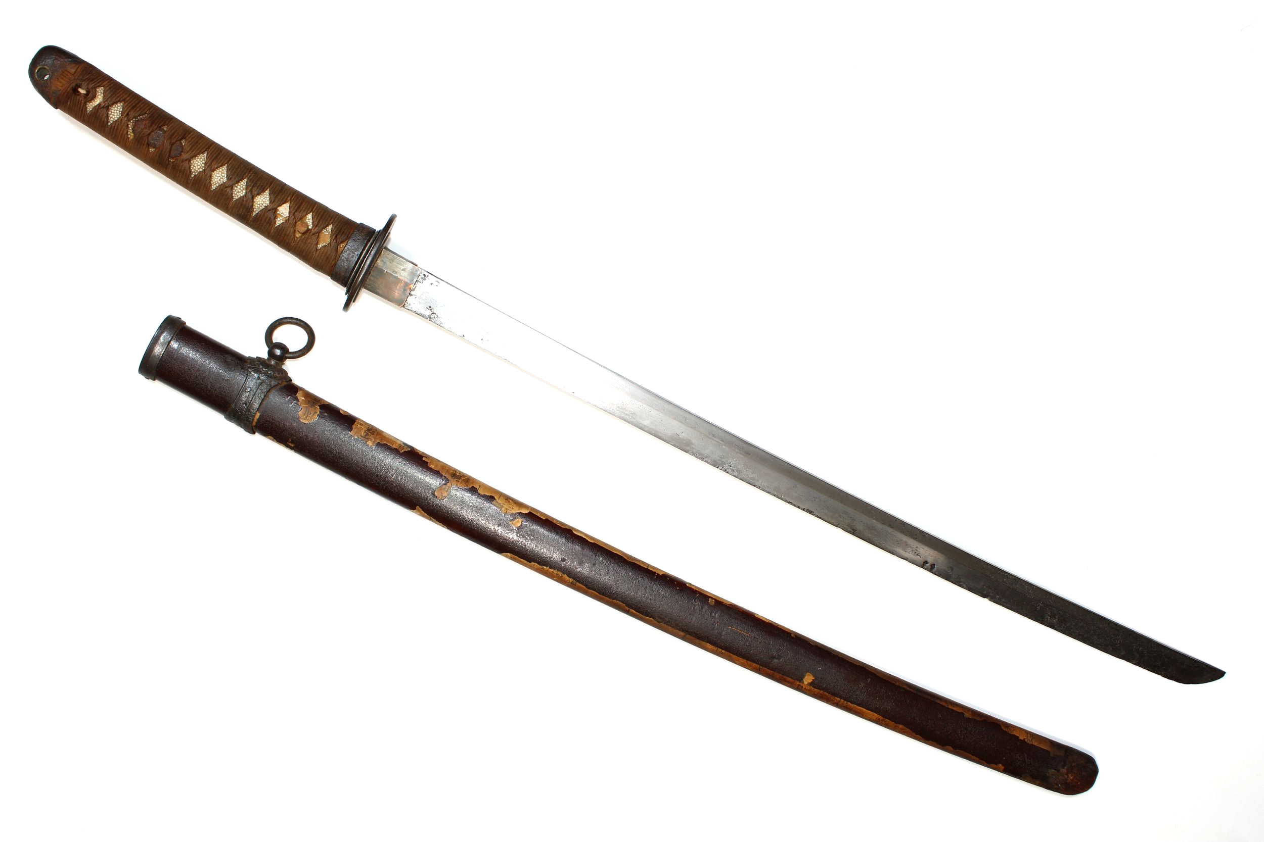 Original Salty WWII Japanese Late War Officer’s Gunto Sword