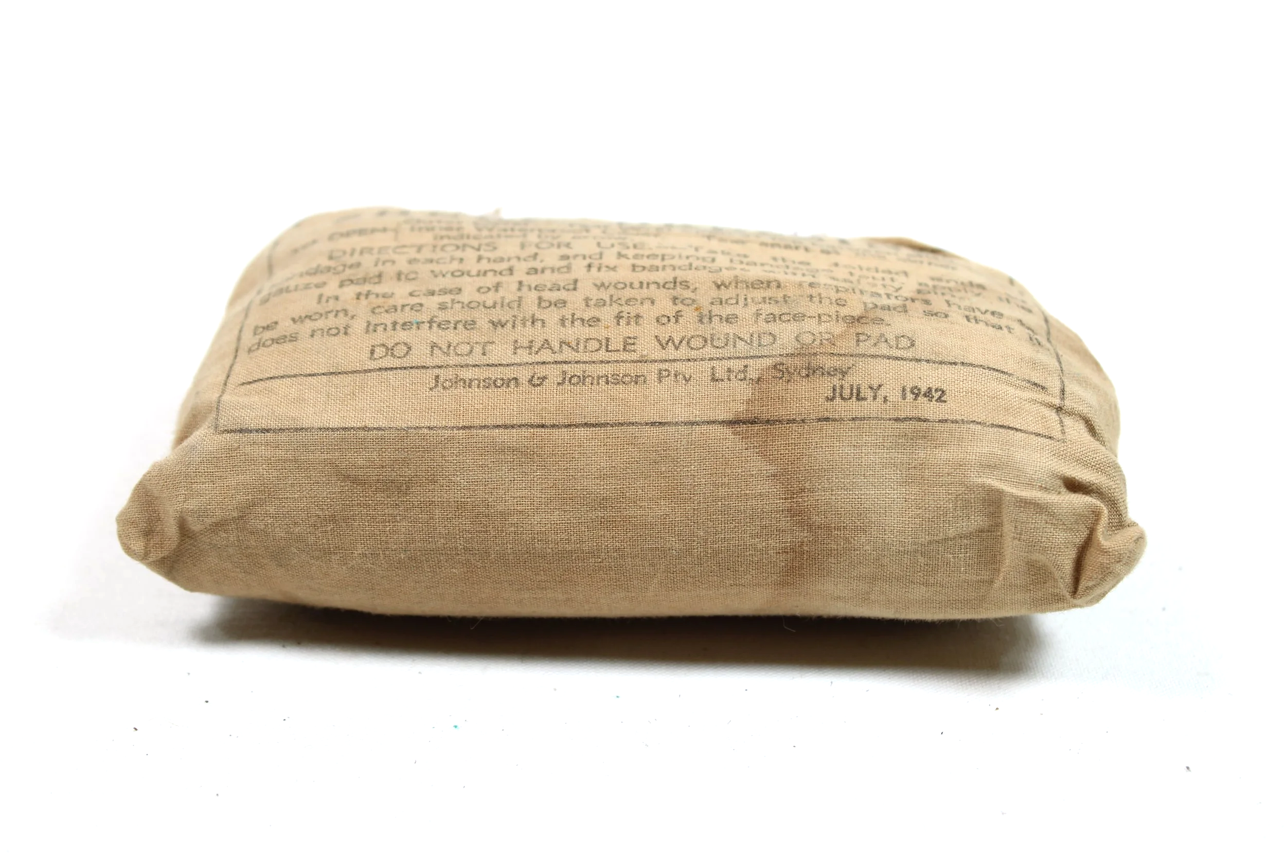 WW2 Commonwealth of Australia Shell Dressing package from July 1942
