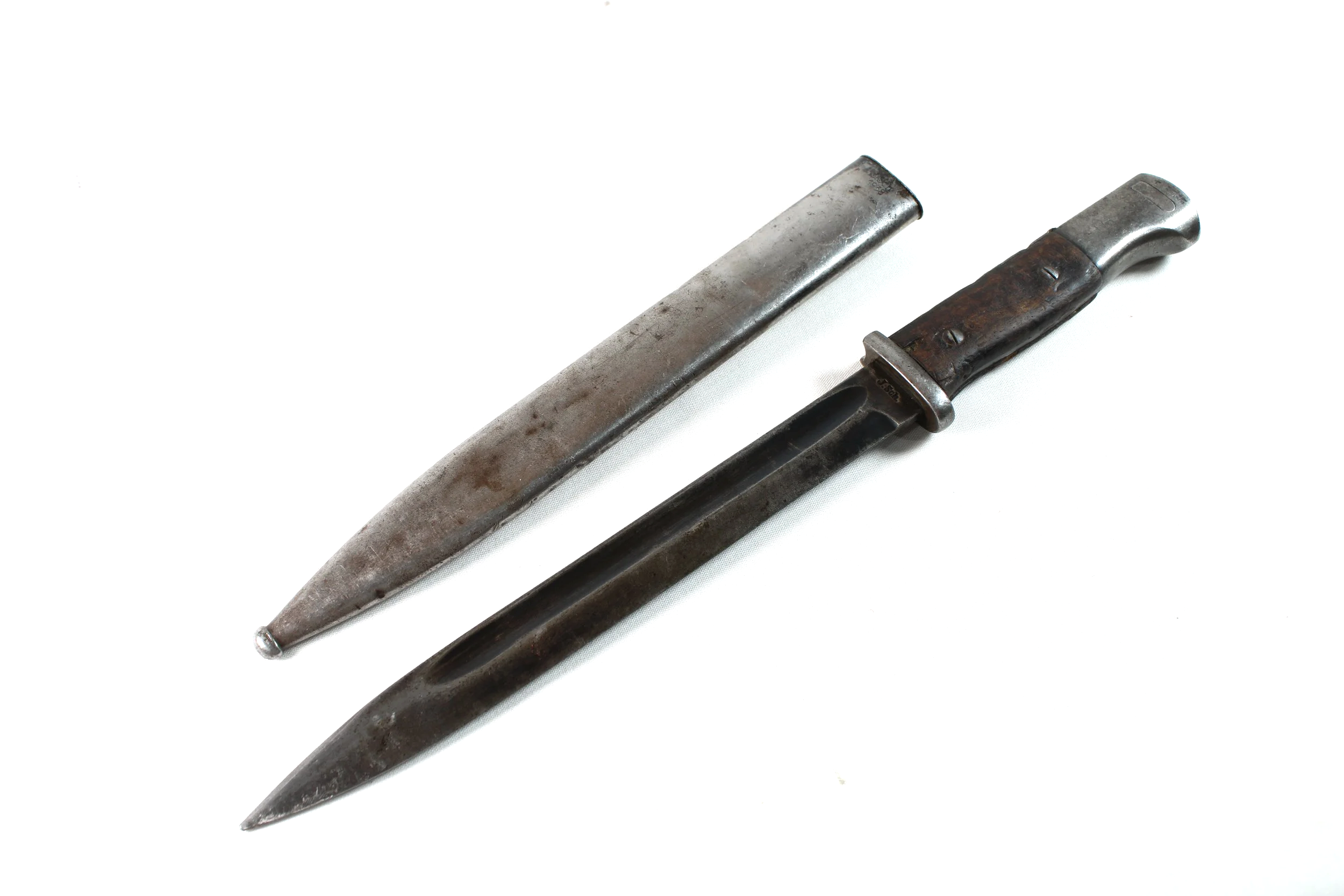 Mauser K98 Bayonet S84/98 III With Rare State Issued Inspection Eagle (Matching Maker) 1938