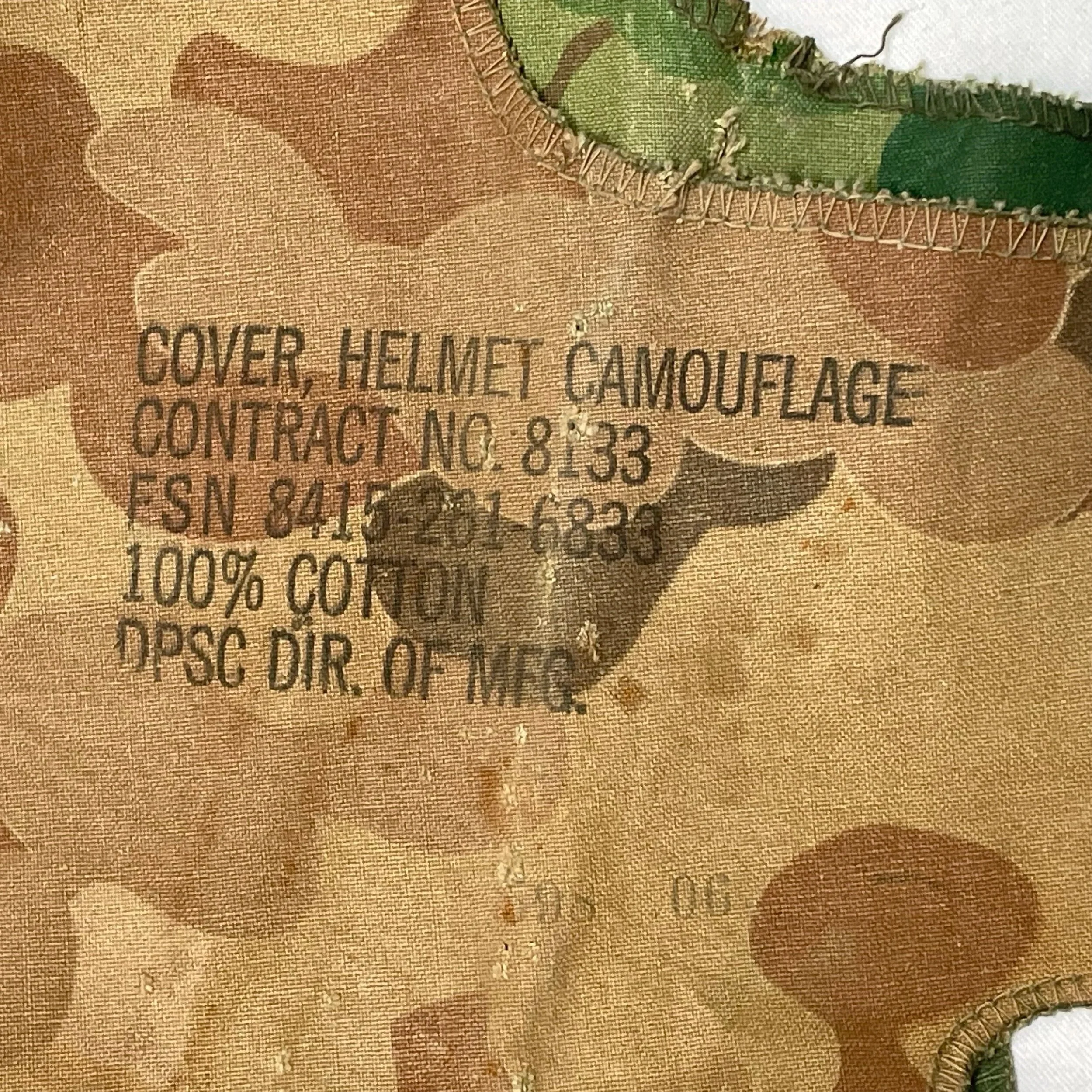 Vietnam War Mitchell Camouflage M1 Helmet Cover