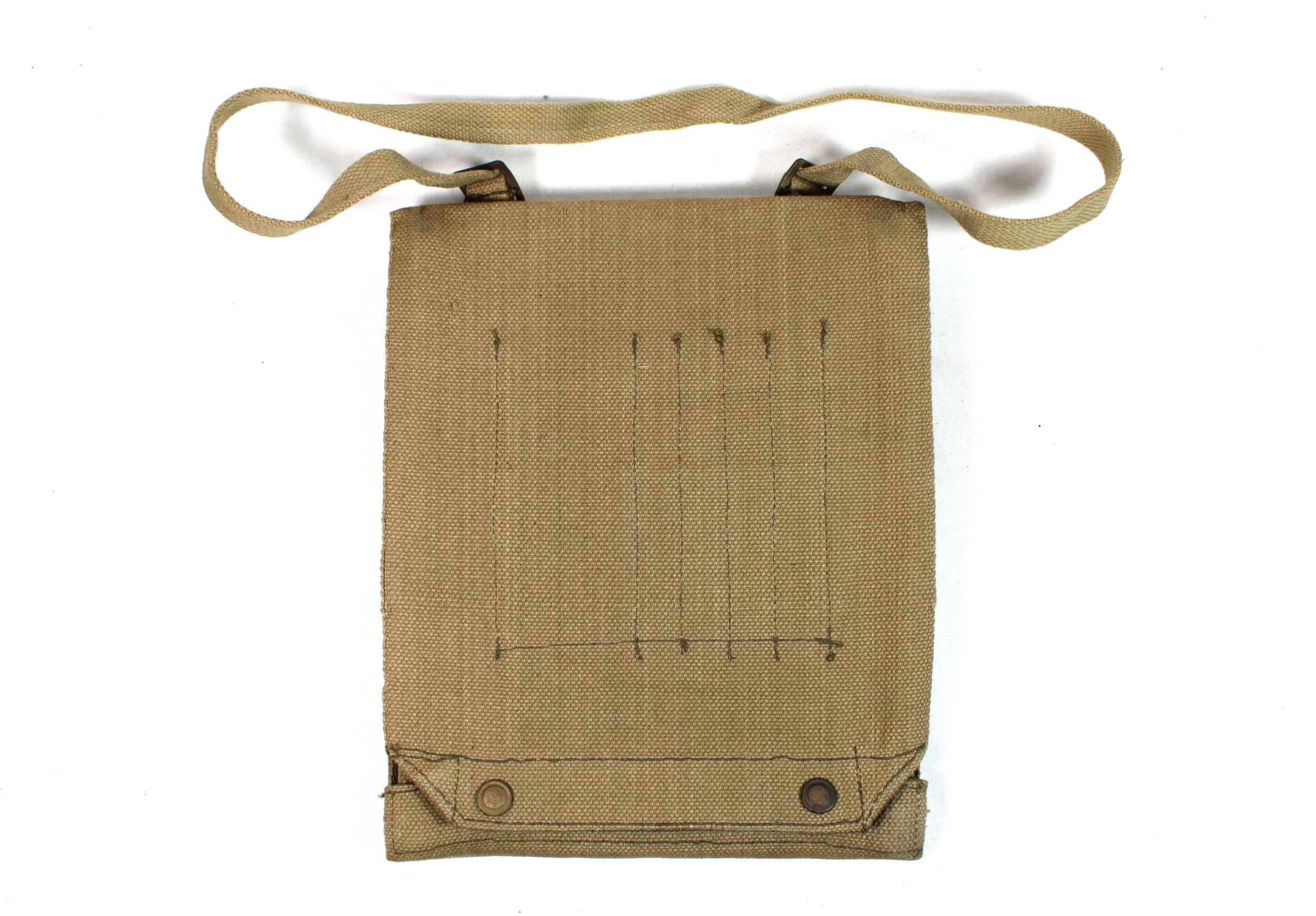 1944 WWII British Army 1937 Pattern Webbing Officers Map Case with Strap